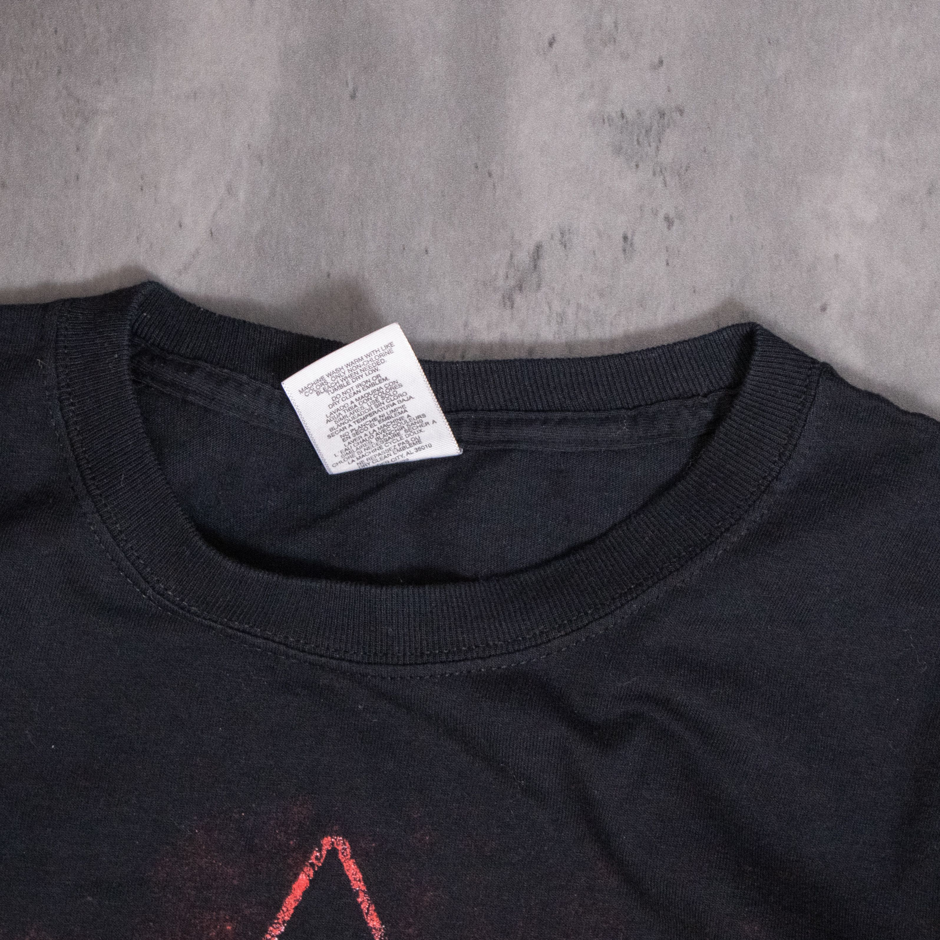Band Tees × Jerzees × Vintage Y2K 2000's Alice Cooper Trashes Canada Tour Black T-Shirt Size US M / EU 48-50 / 2 - 8 Thumbnail