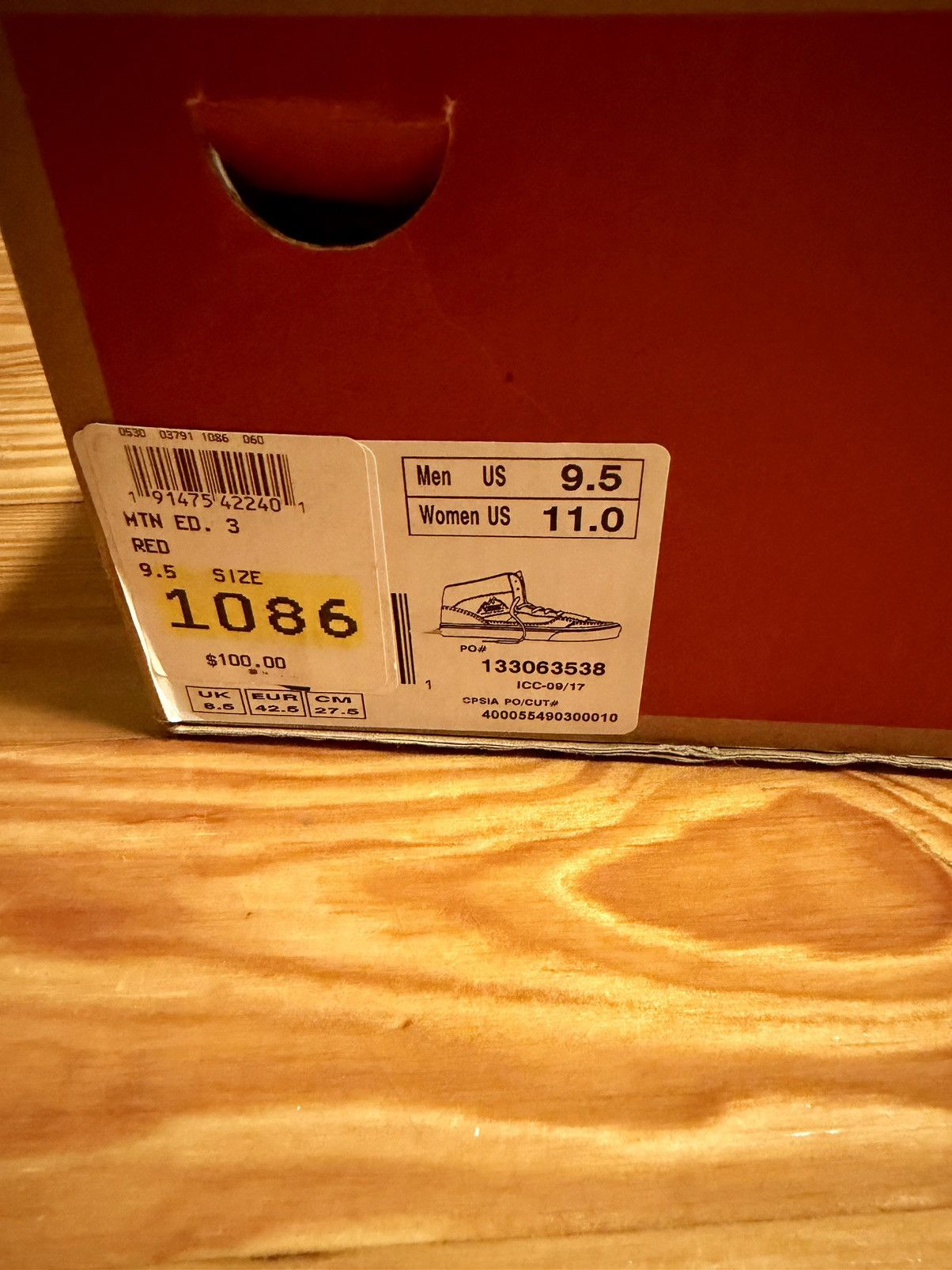 Fear of God × Vans Fear Of God x Vans Size US 9.5 / EU 42-43 - 8 Thumbnail