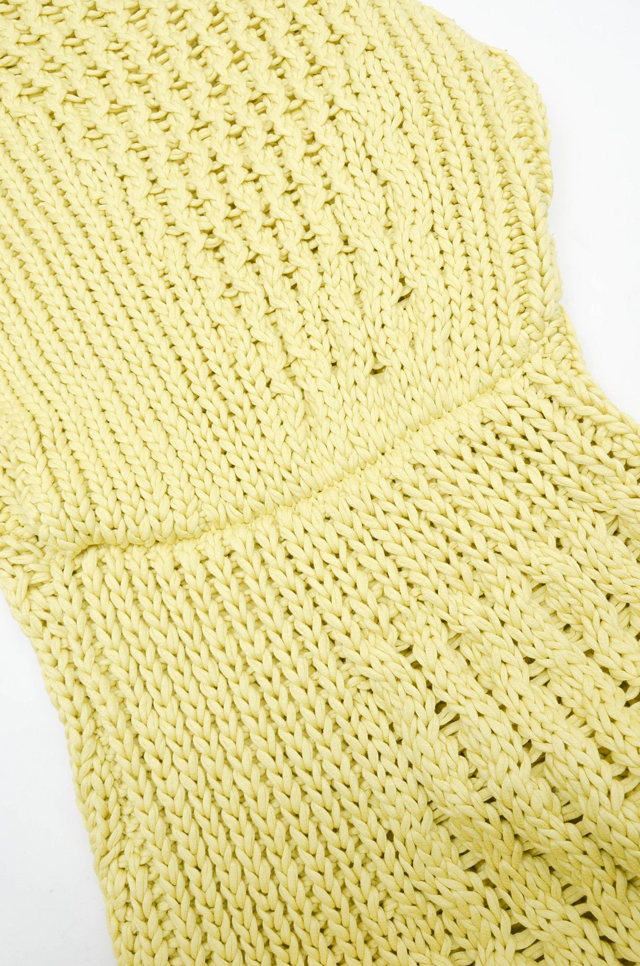 Salvatore Ferragamo Salvatore Ferragamo Open-Knit Cotton Maxi Dress Yellow - L Size L / US 10 / IT 46 - 11 Thumbnail