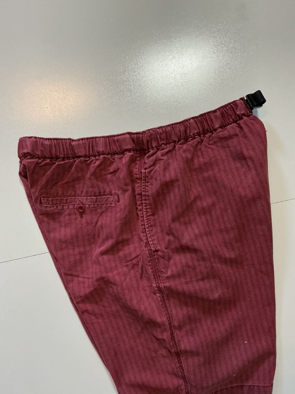 Vintage Vintage 90s Y2K Sostanza Apparel Striped Belted Shorts Size US 38 / EU 54 - 11 Thumbnail