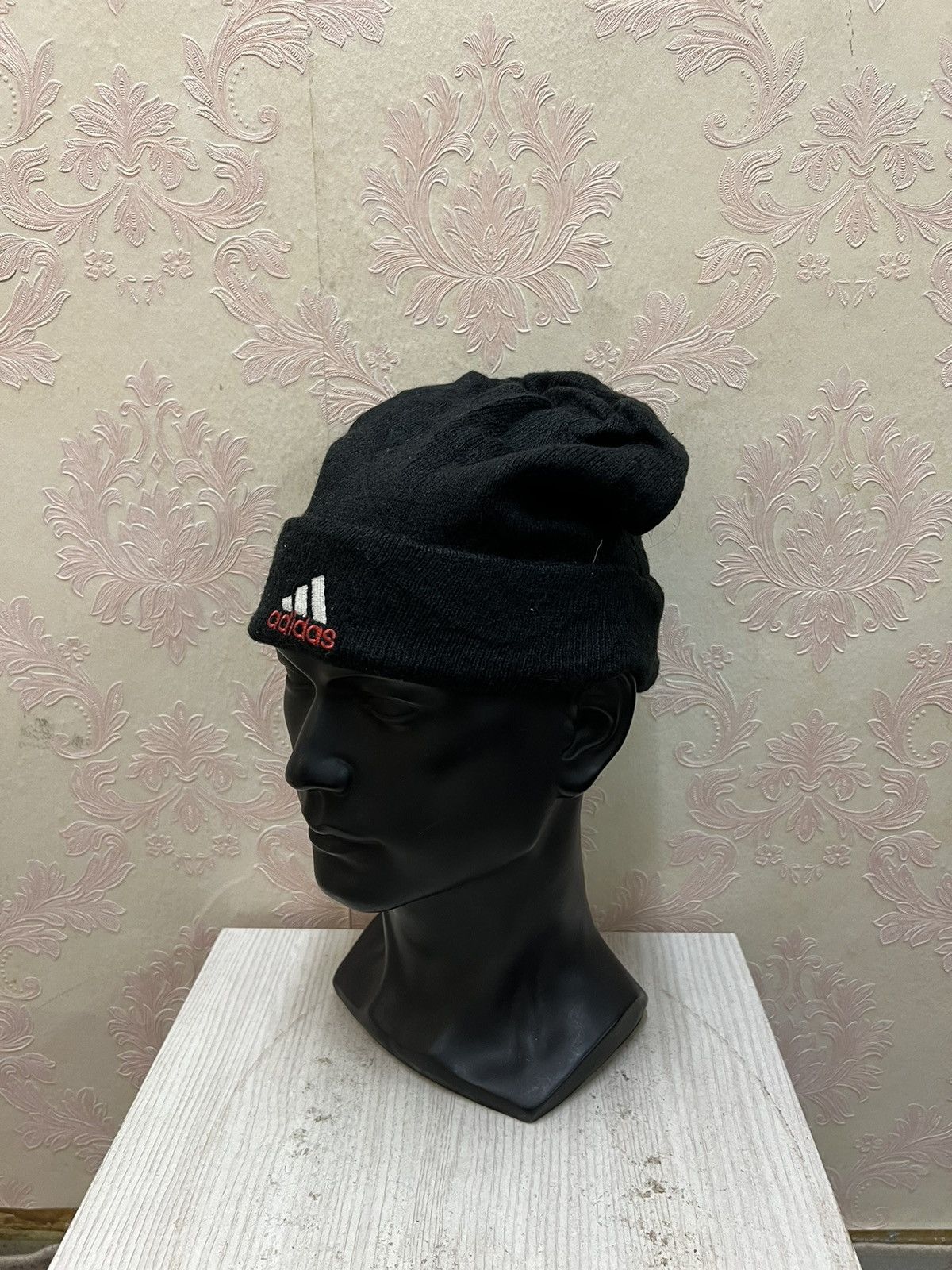 Adidas Vintage adidas Big Logo Beanie Hats Size ONE SIZE - 3 Thumbnail