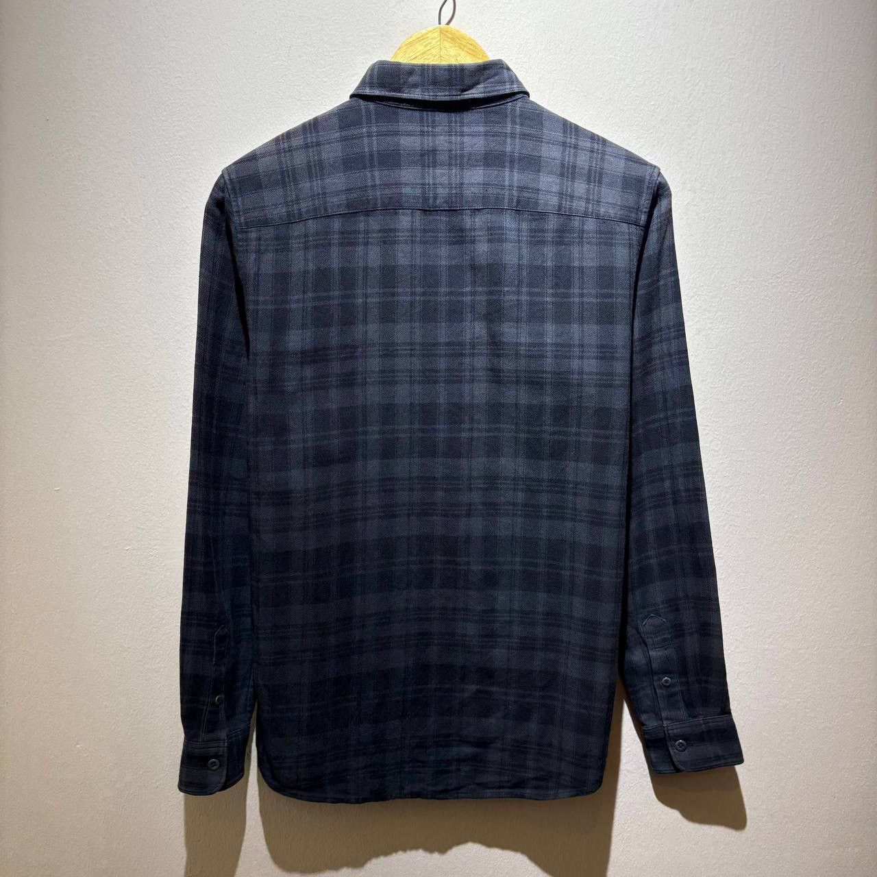 A.P.C. APC Plaid Black Grey Flannel Button Up Shirt Size US XS / EU 42 / 0 - 2 Thumbnail