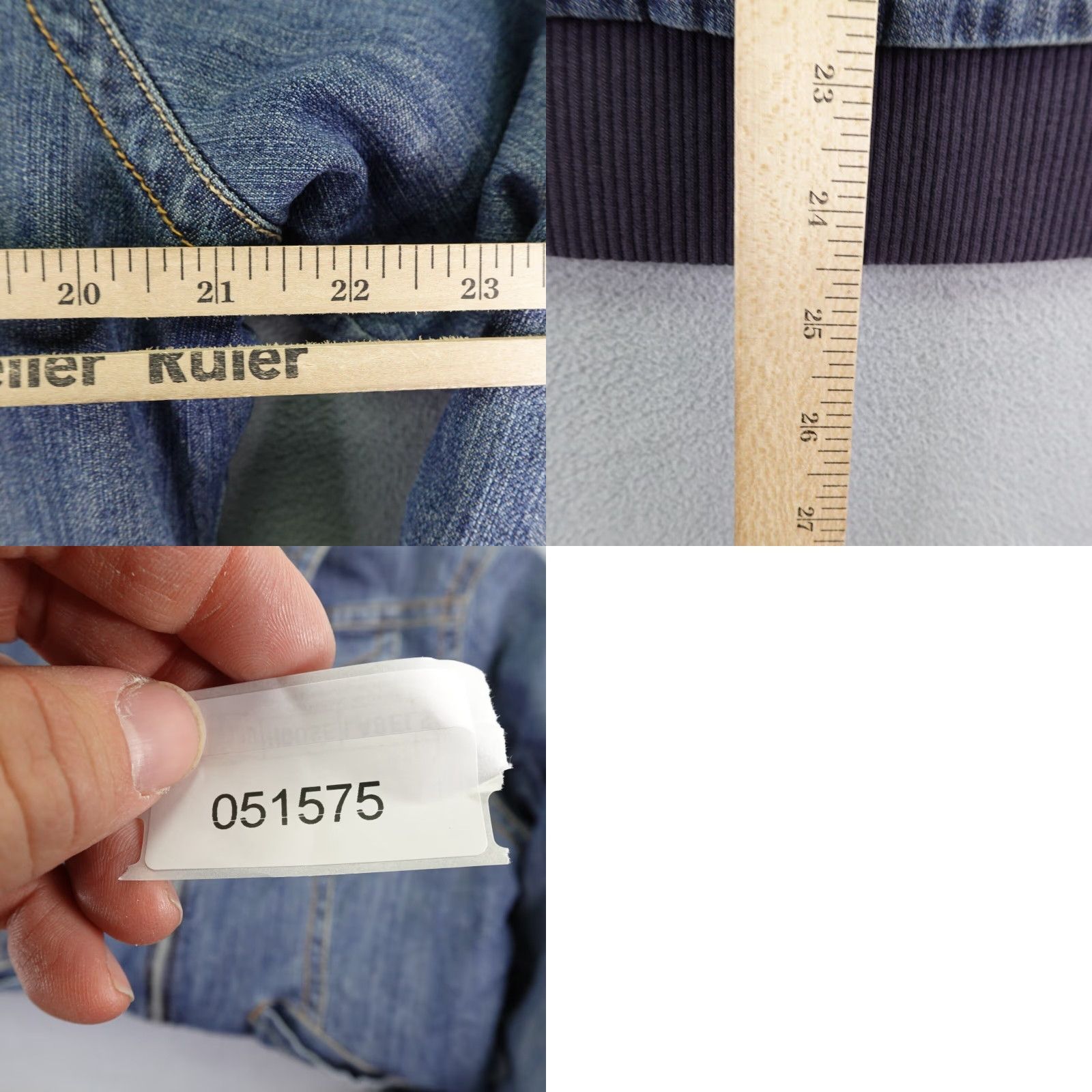 Dickies Vintage Dickies Jacket Women XL Blue Denim Quilted Red Tag Trucker Y2K Size 40" / US 18 - 8 Thumbnail