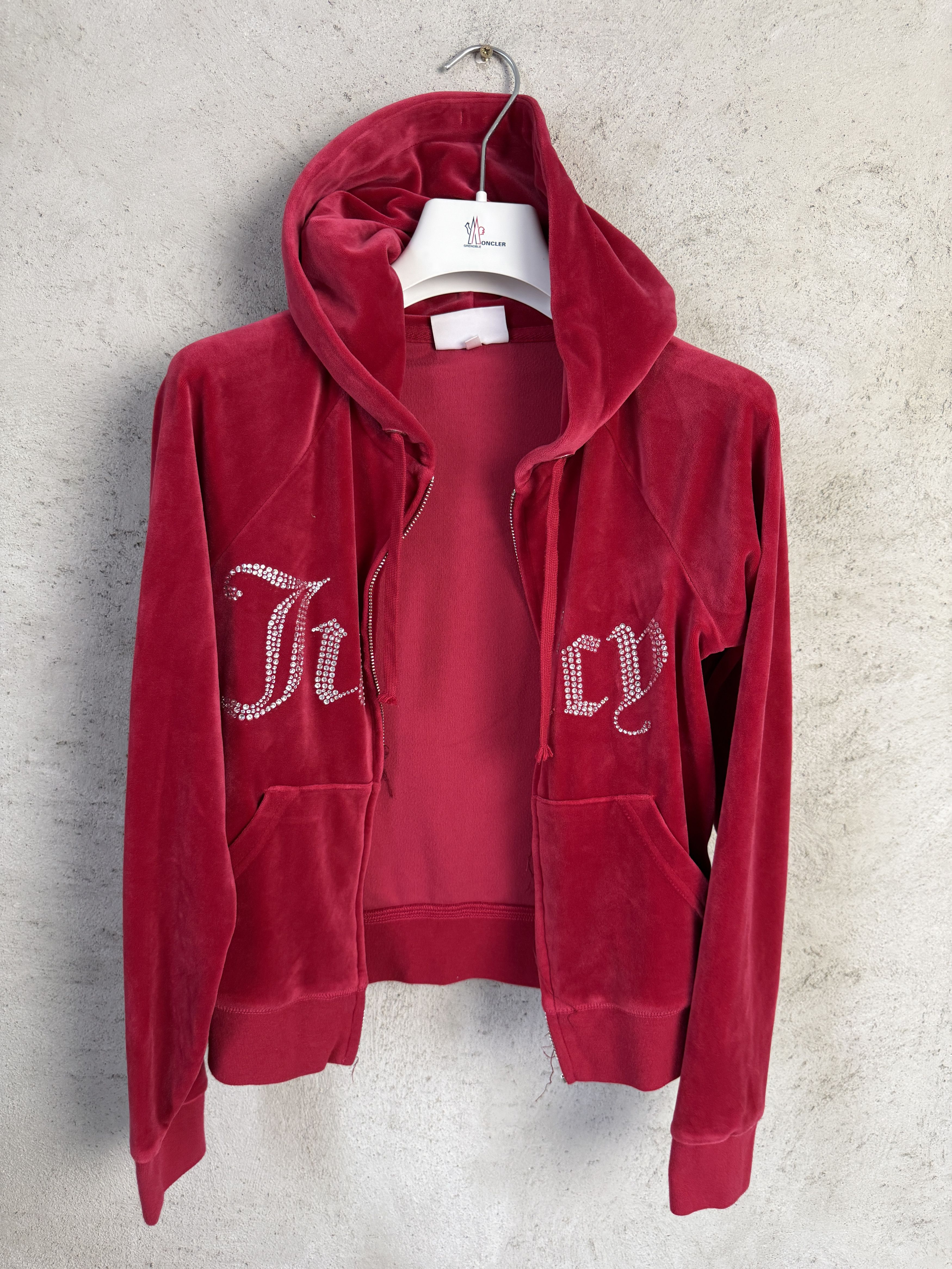 Juicy Couture Juicy Couture big logo zip-up hoodie y2k 00s avant garde Size XXS / US 00 / IT 34 - 1 Thumbnail