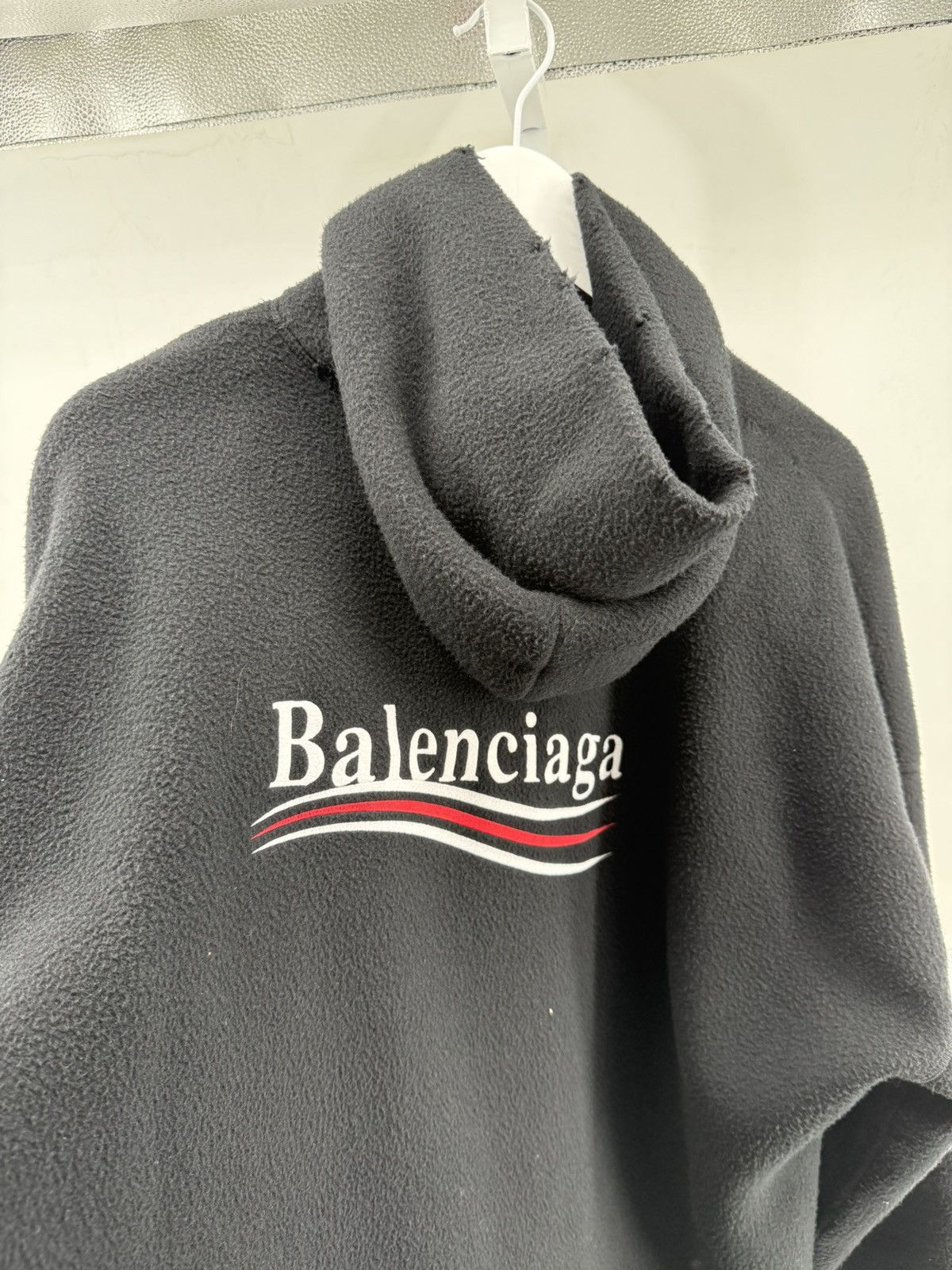 Balenciaga Balenciaga Fleece Campaign Hoodie in Black size Small Size US S / EU 44-46 / 1 - 5 Thumbnail
