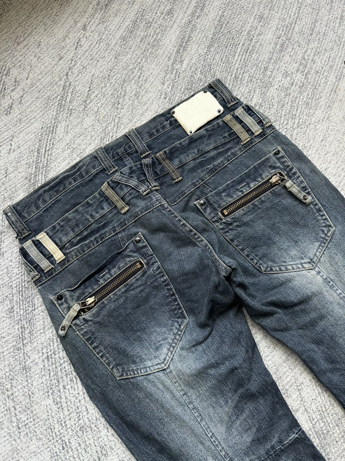 Urban Outfitters Double Waist Urban Craft Jeans Japanese Brand Size US 35 - 13 Thumbnail