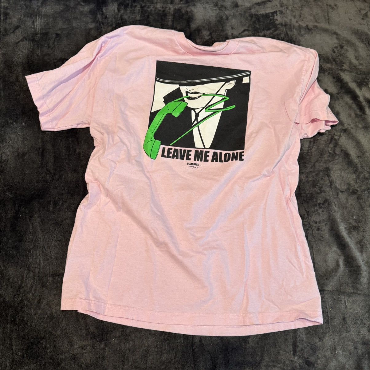 Pleasures Pink Pleasures Leave Me Alone Shirt Size XL Size US XL / EU 56 / 4 - 2 Thumbnail