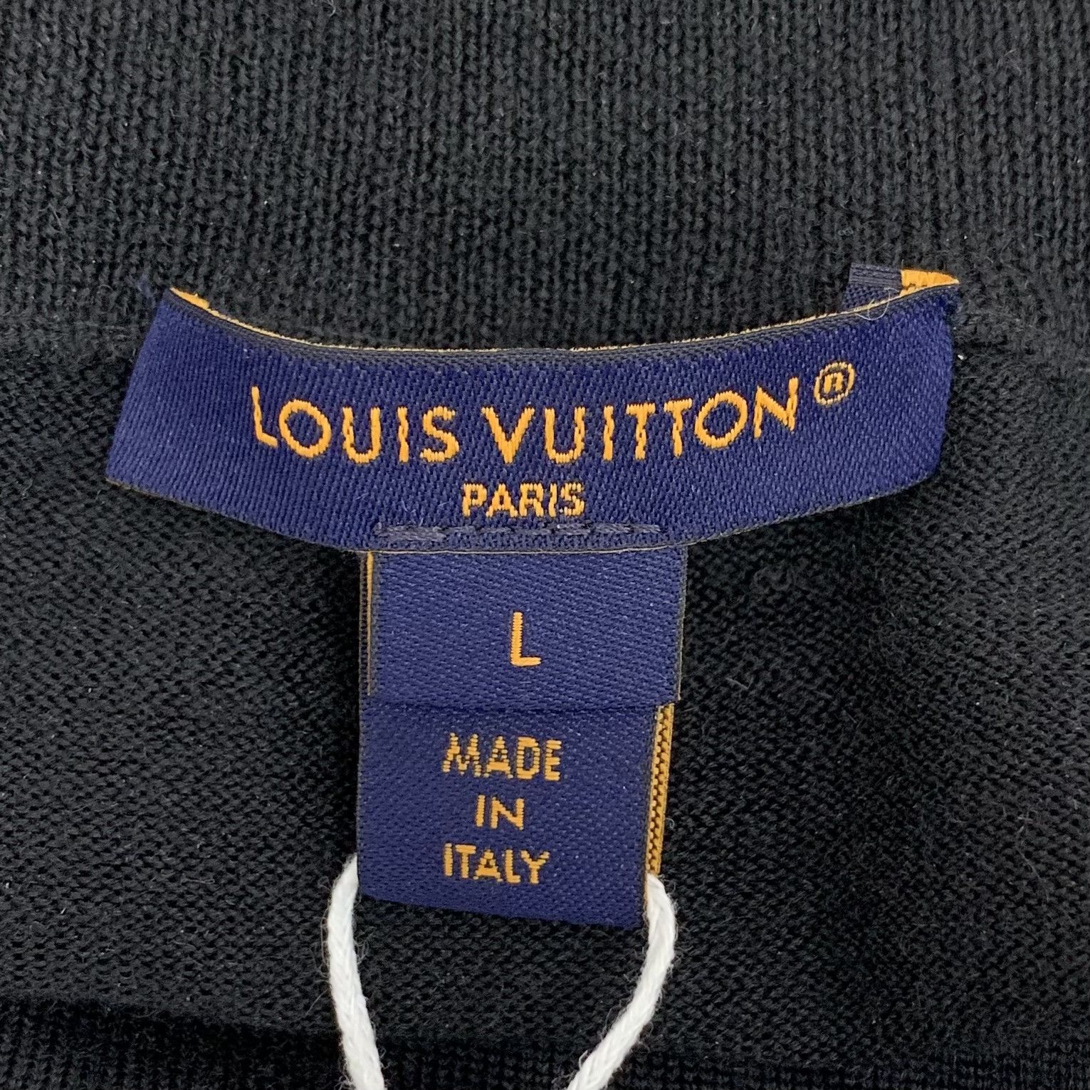 Louis Vuitton Louis Vuitton Monogram Appliqué Wool Sweater Black (L) Size US L / EU 52-54 / 3 - 5 Thumbnail