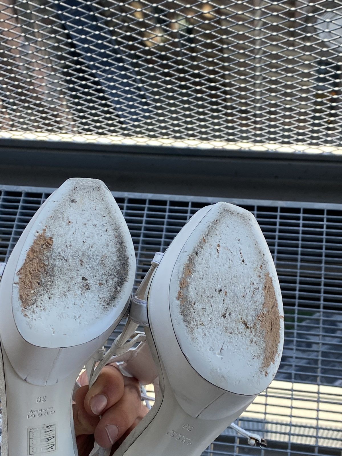 Gucci Gucci Leather Heel Sandals Size US 9 / IT 39 - 14 Thumbnail