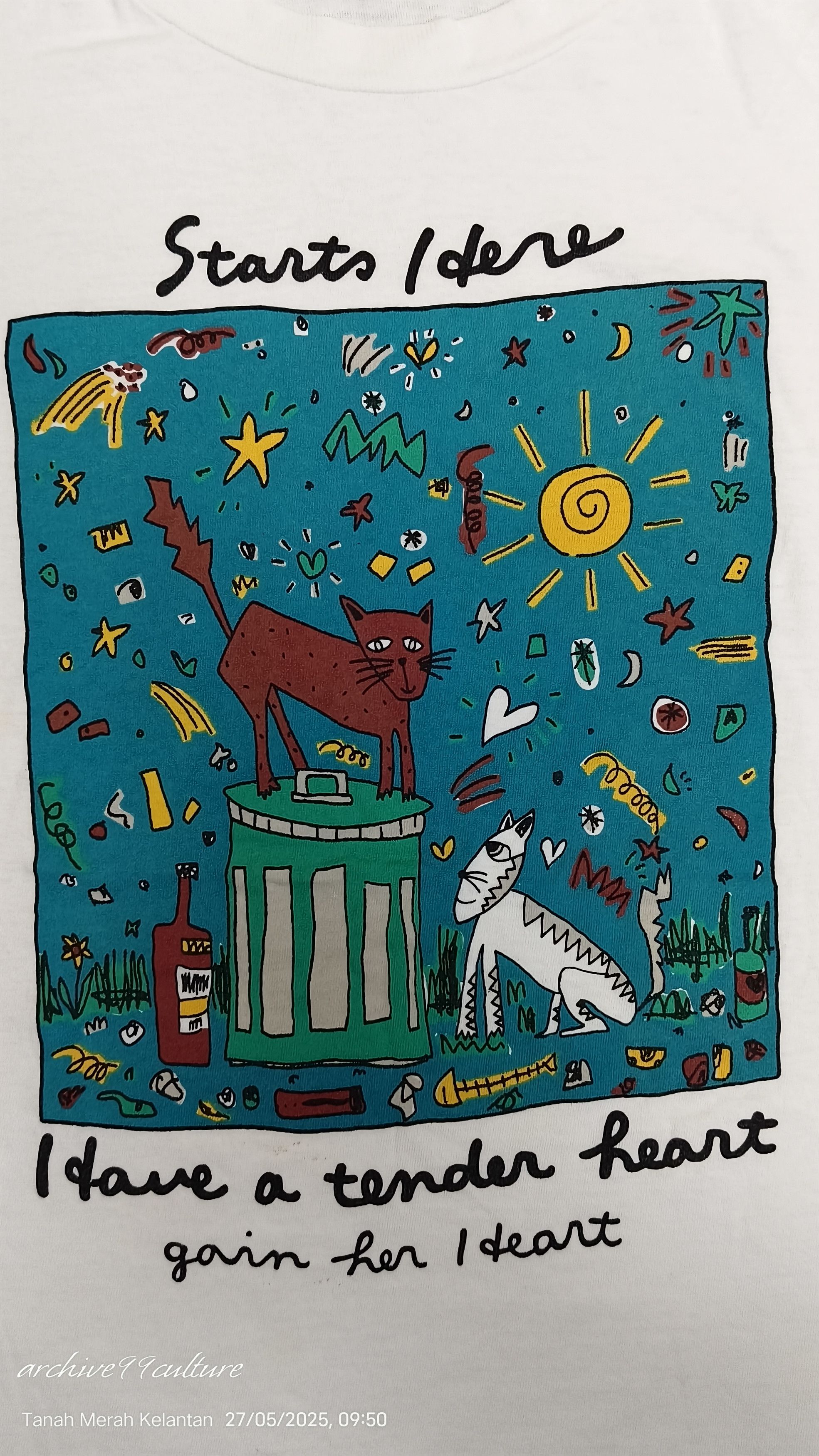 Other Vintage 80's humor cat's lover Art graphics tee Size US M / EU 48-50 / 2 - 6 Thumbnail