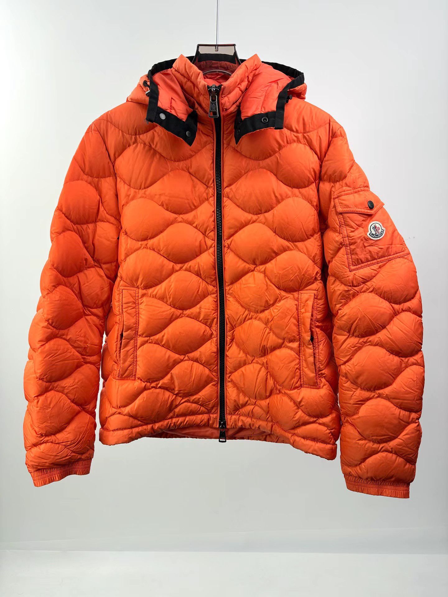 Moncler MONCLER MORANDIERES Logo Hooded Down Jacket Size US XL / EU 56 / 4 - 1 Thumbnail
