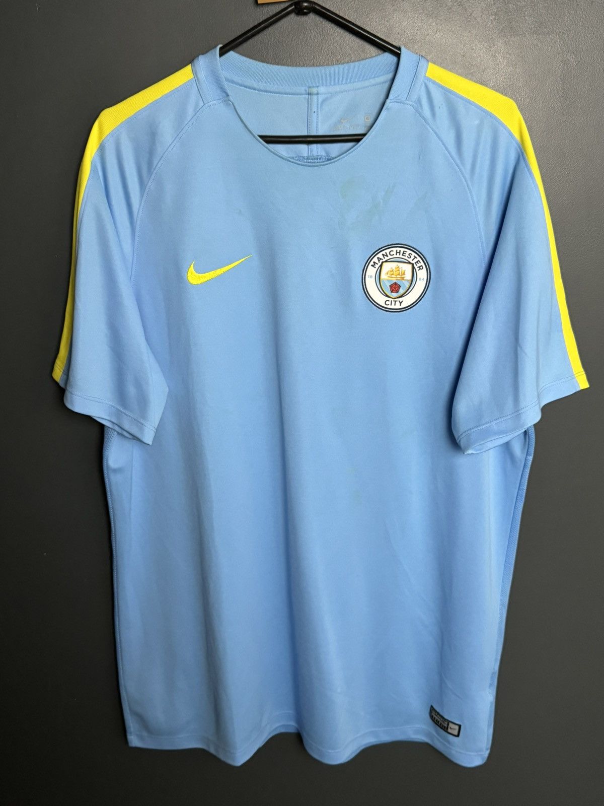 Nike Manchester City Training Football Jersey Size US XL / EU 56 / 4 - 1 Thumbnail