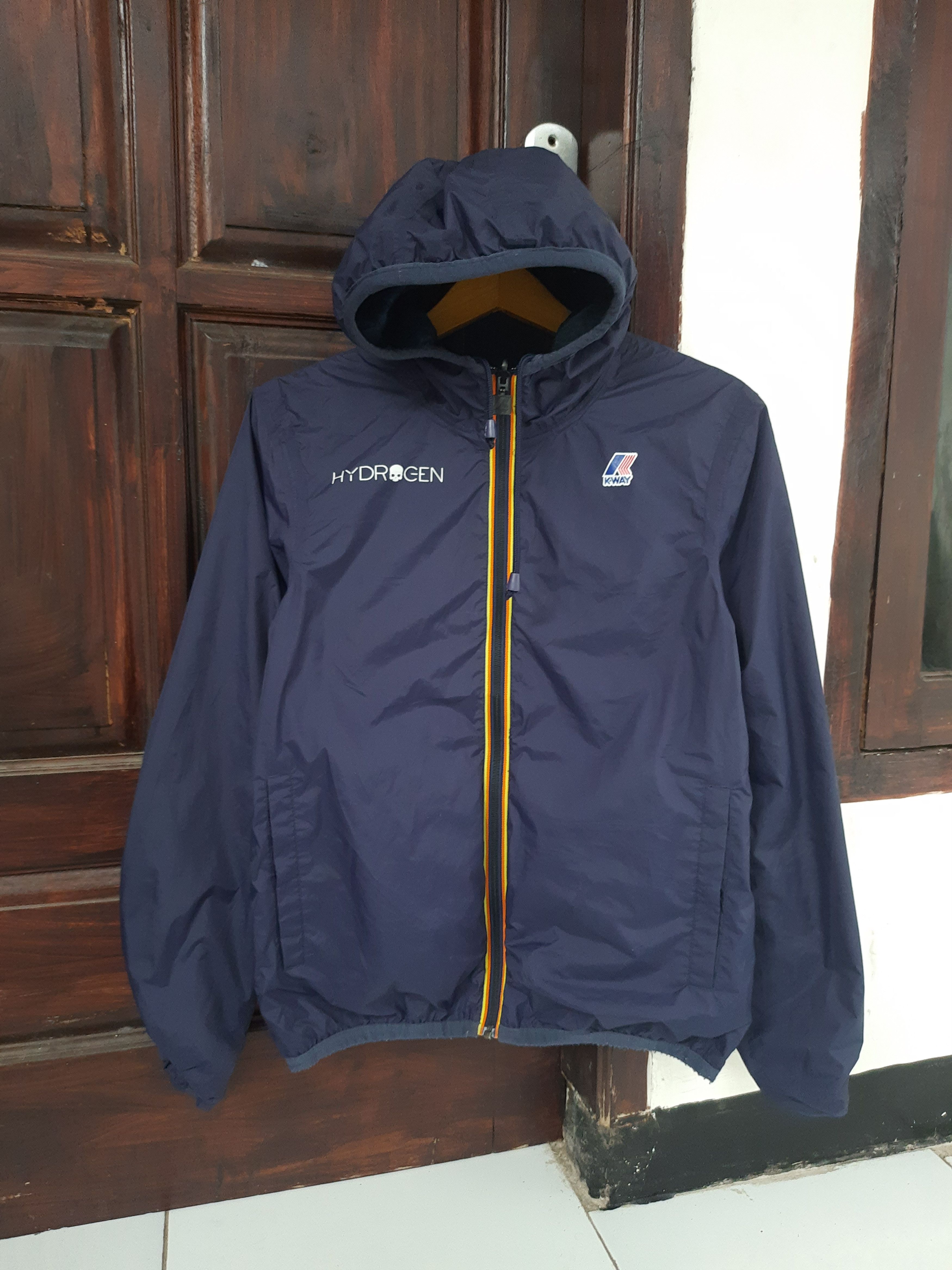 HYDROGEN Hydrogen kway reversible nylon denim jacket Size US M / EU 48-50 / 2 - 3 Thumbnail