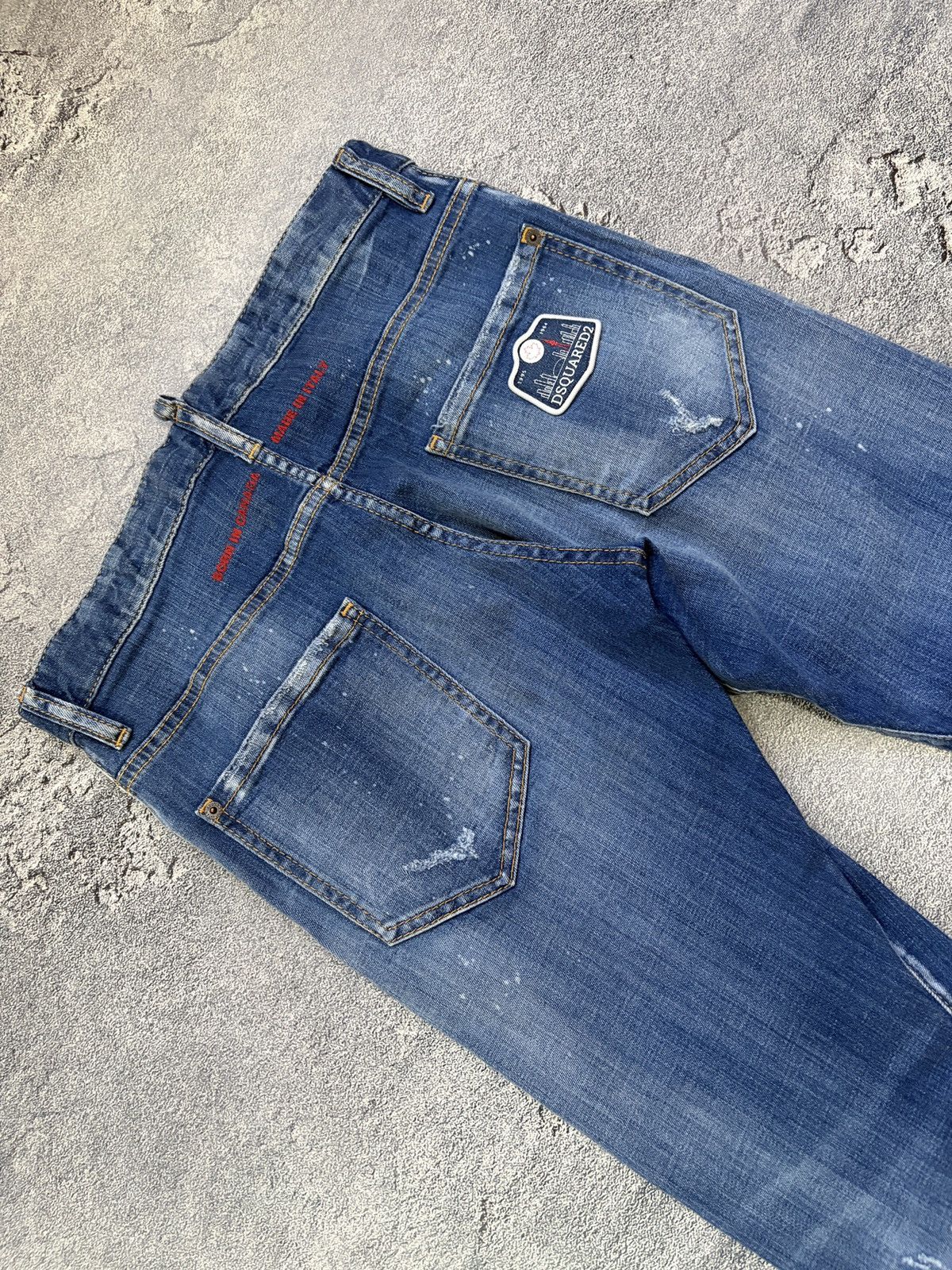 Dsquared2 DSQUARED2 Archive Distressed Patchwork Paint Blue Jeans 48 Size US 32 / EU 48 - 11 Thumbnail