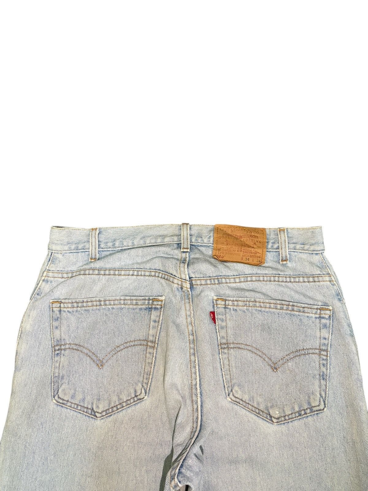 Levi's Vintage 90s Levis 560 Mud Wash Distressed Jeans Size 32" / US 10 / IT 46 - 4 Thumbnail