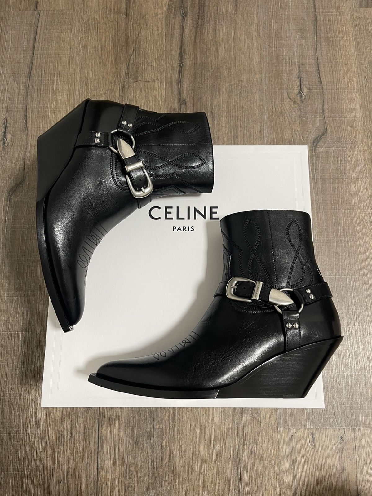 Celine Celine Moon Harness Boots in 42 | Grailed