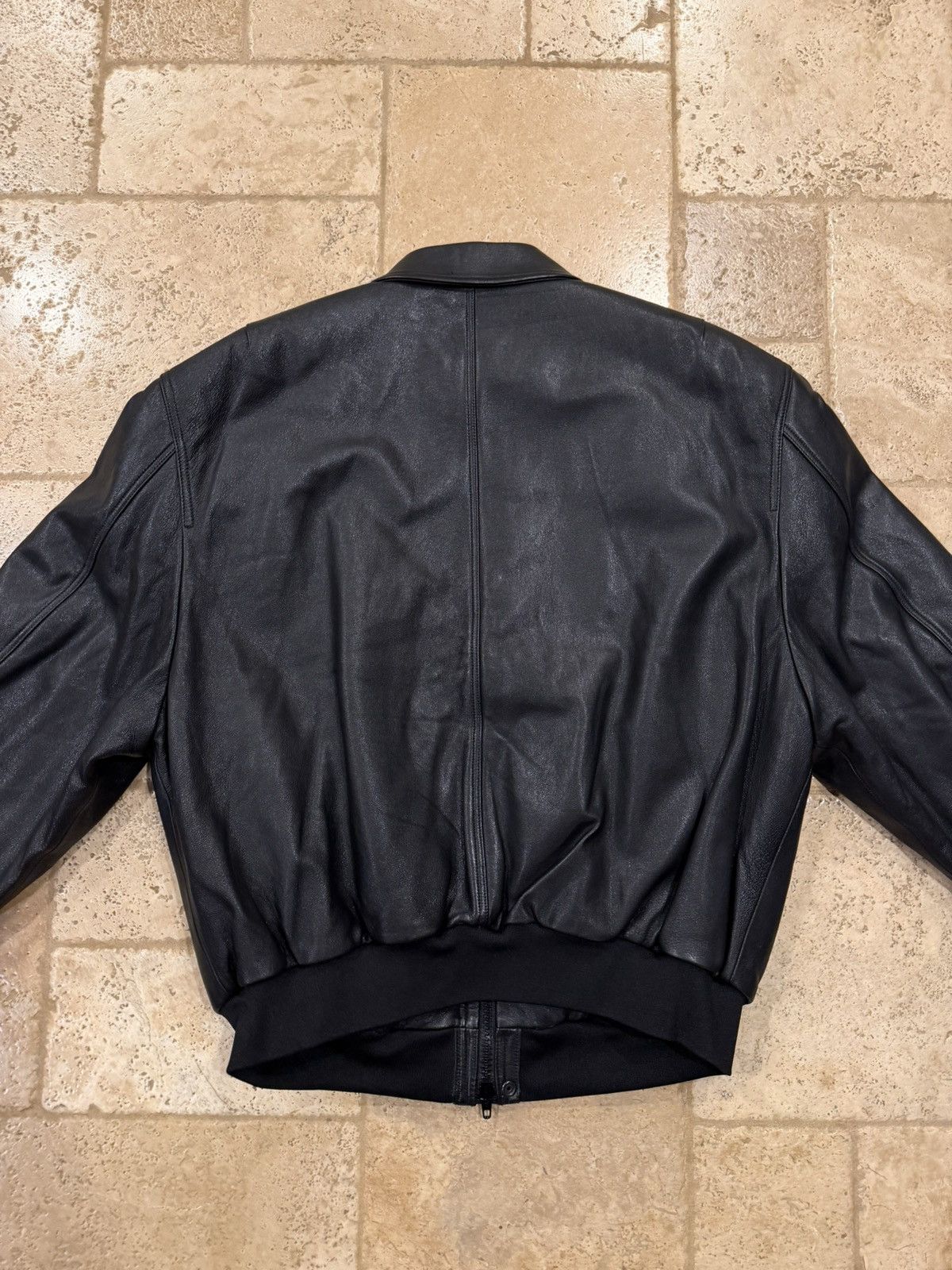 Balenciaga Balenciaga Demna Sport B Taxi Blouson Leather Bomber Jacket Size US XS / EU 42 / 0 - 9 Thumbnail