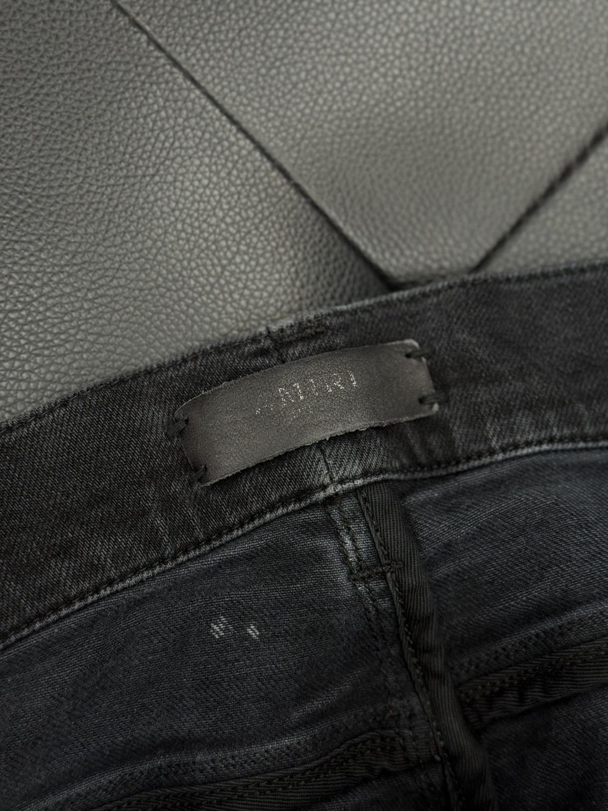 Amiri Amiri Jeans Black Colorful Patch Size 33 🧼 Size US 33 - 9 Thumbnail