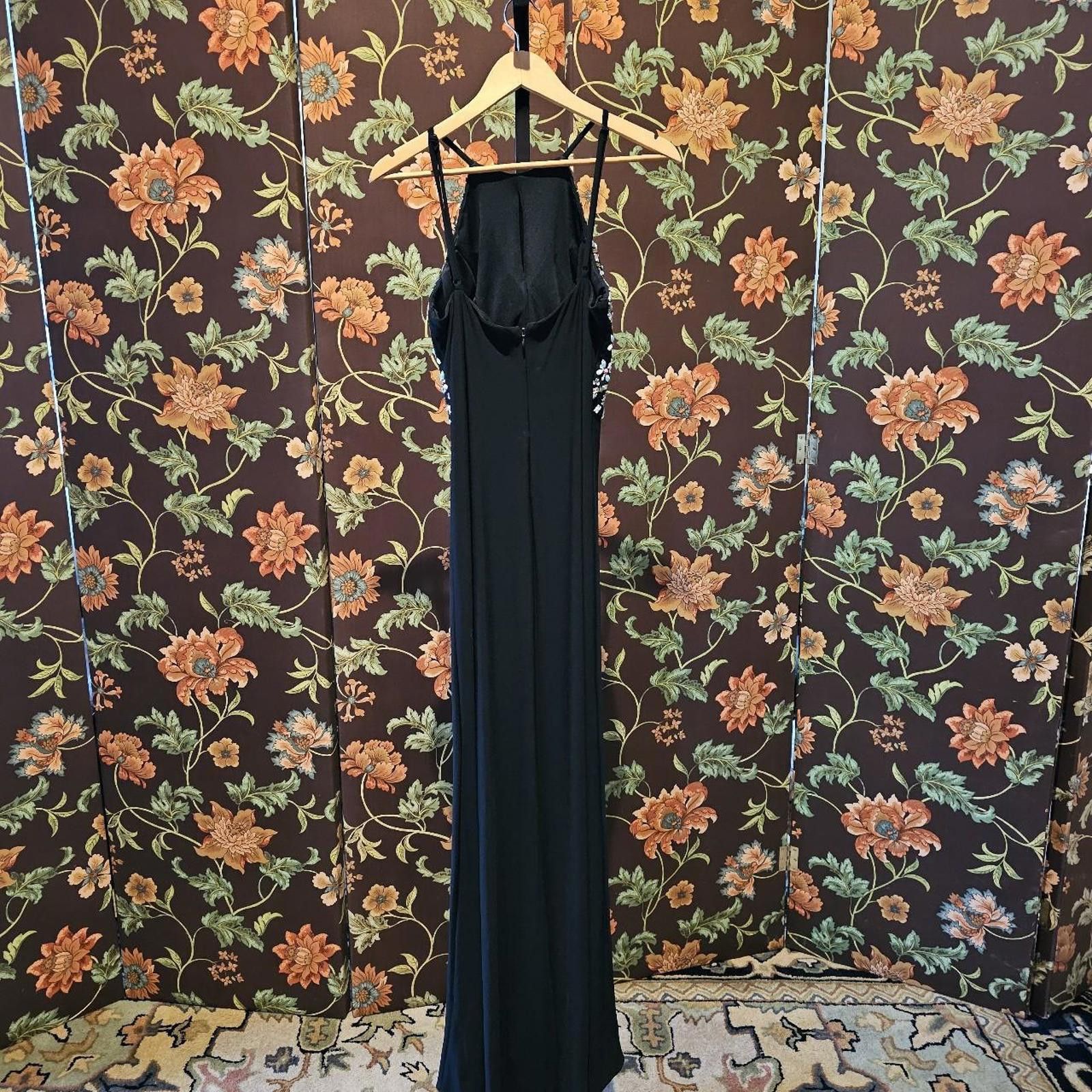 Designer Blondie Nites Women's Formal Dress with Bead Work Size M / US 6-8 / IT 42-44 - 2 Thumbnail