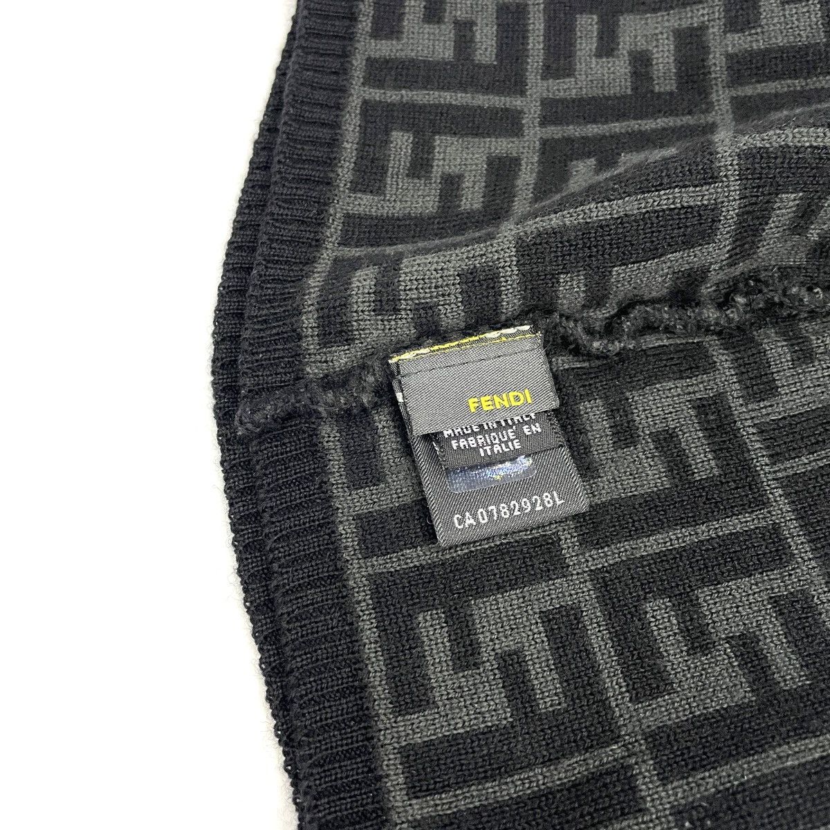 Fendi Fendi Zucca Monogram Wool Hat Beanie Size ONE SIZE - 4 Thumbnail