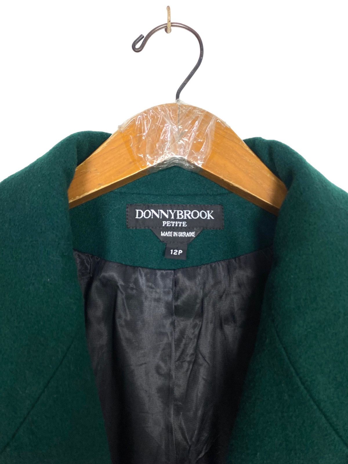 Vintage Rare‼️ Vintage Donny Brook Petite Wool Coat Made in Ukraine Size L / US 10 / IT 46 - 4 Thumbnail