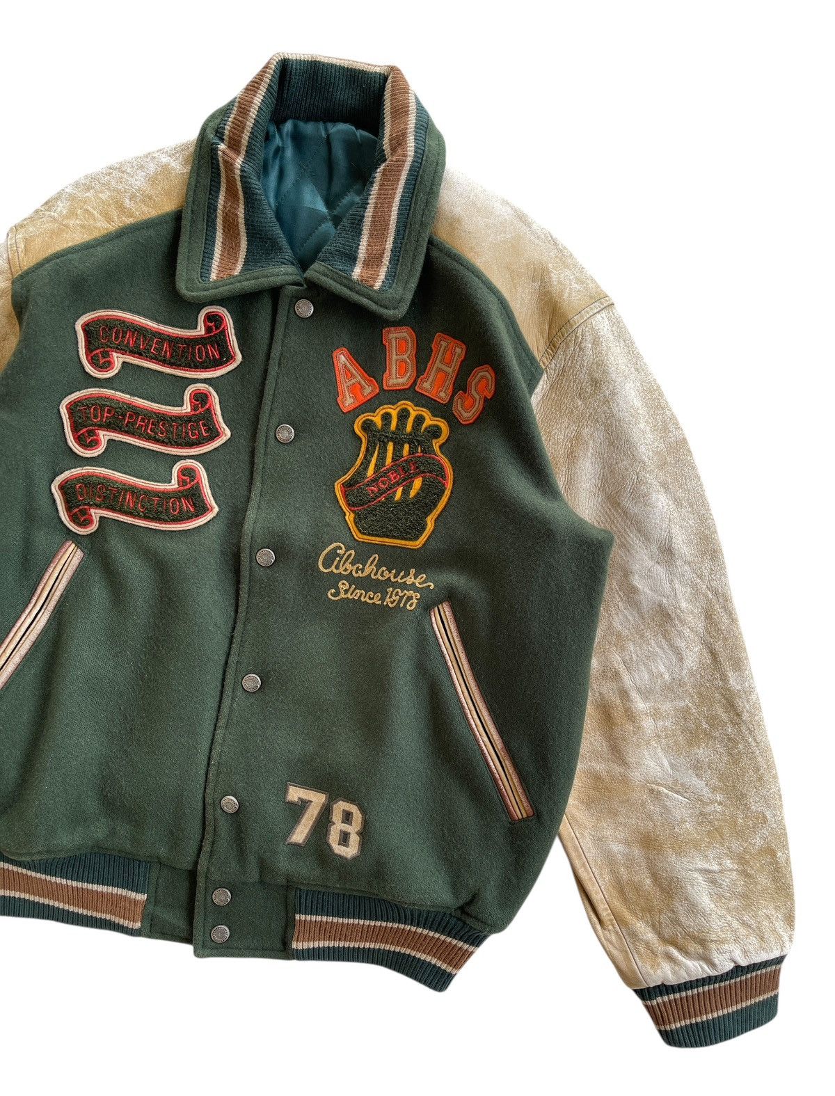 Japanese Brand Vintage Abahouse Varsity Jacket Faded Size US L / EU 52-54 / 3 - 5 Thumbnail