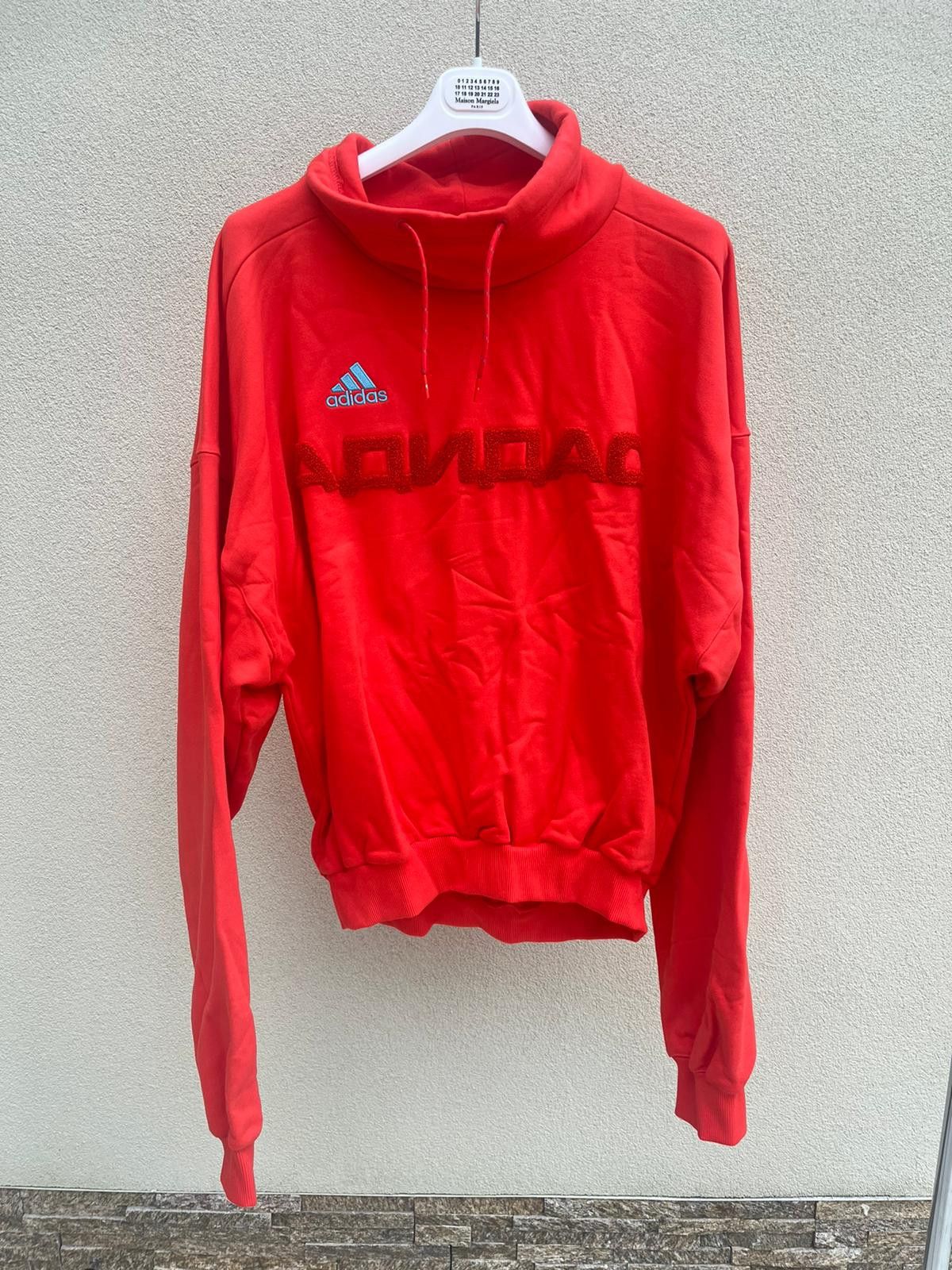 Adidas × Gosha Rubchinskiy Logo Embroidered Cowl Neck Sweater in Orange Size US M / EU 48-50 / 2 - 2 Thumbnail