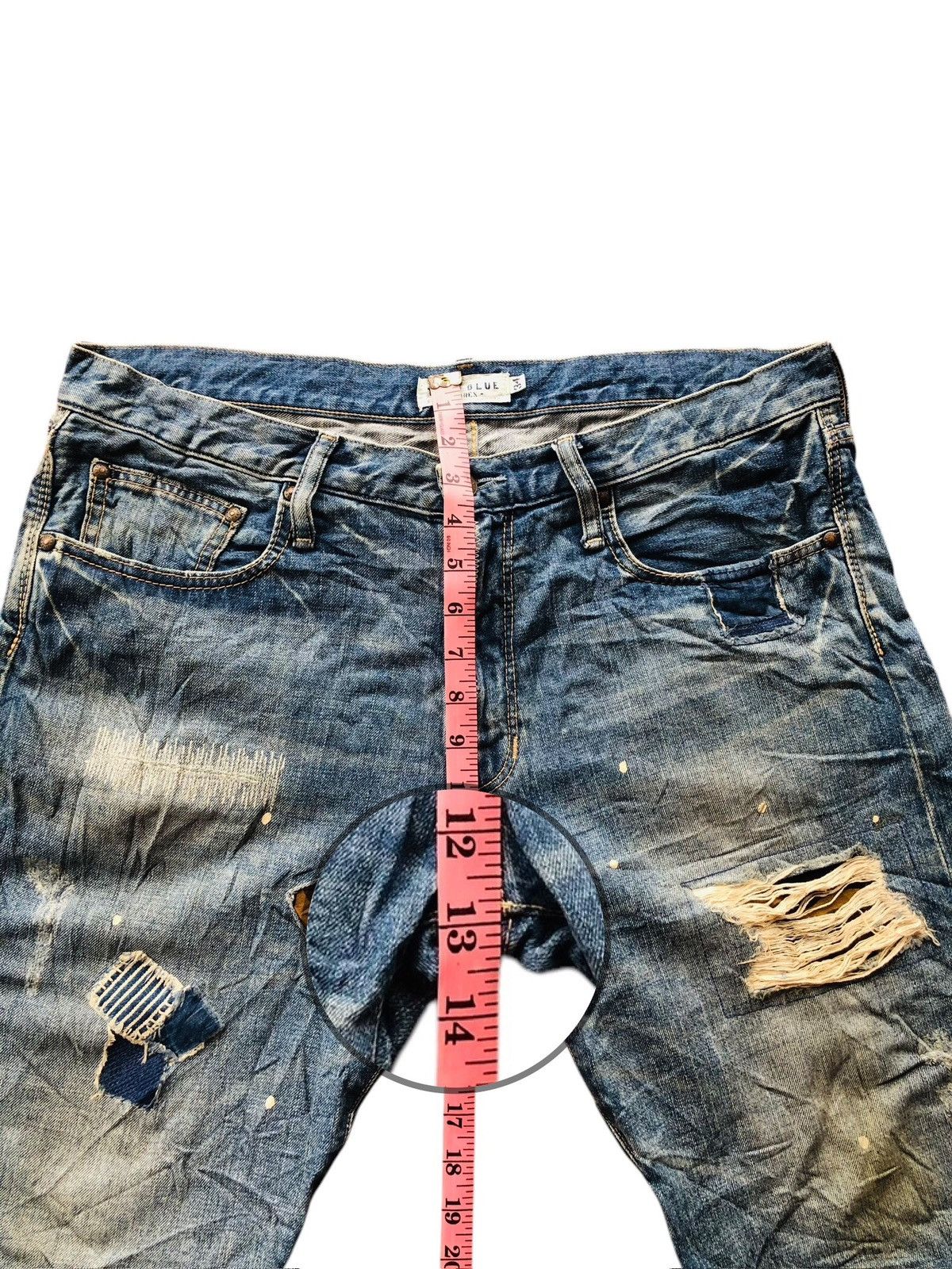 Avirex Avirex distressed patchwork short denim Size US 34 / EU 50 - 14 Thumbnail