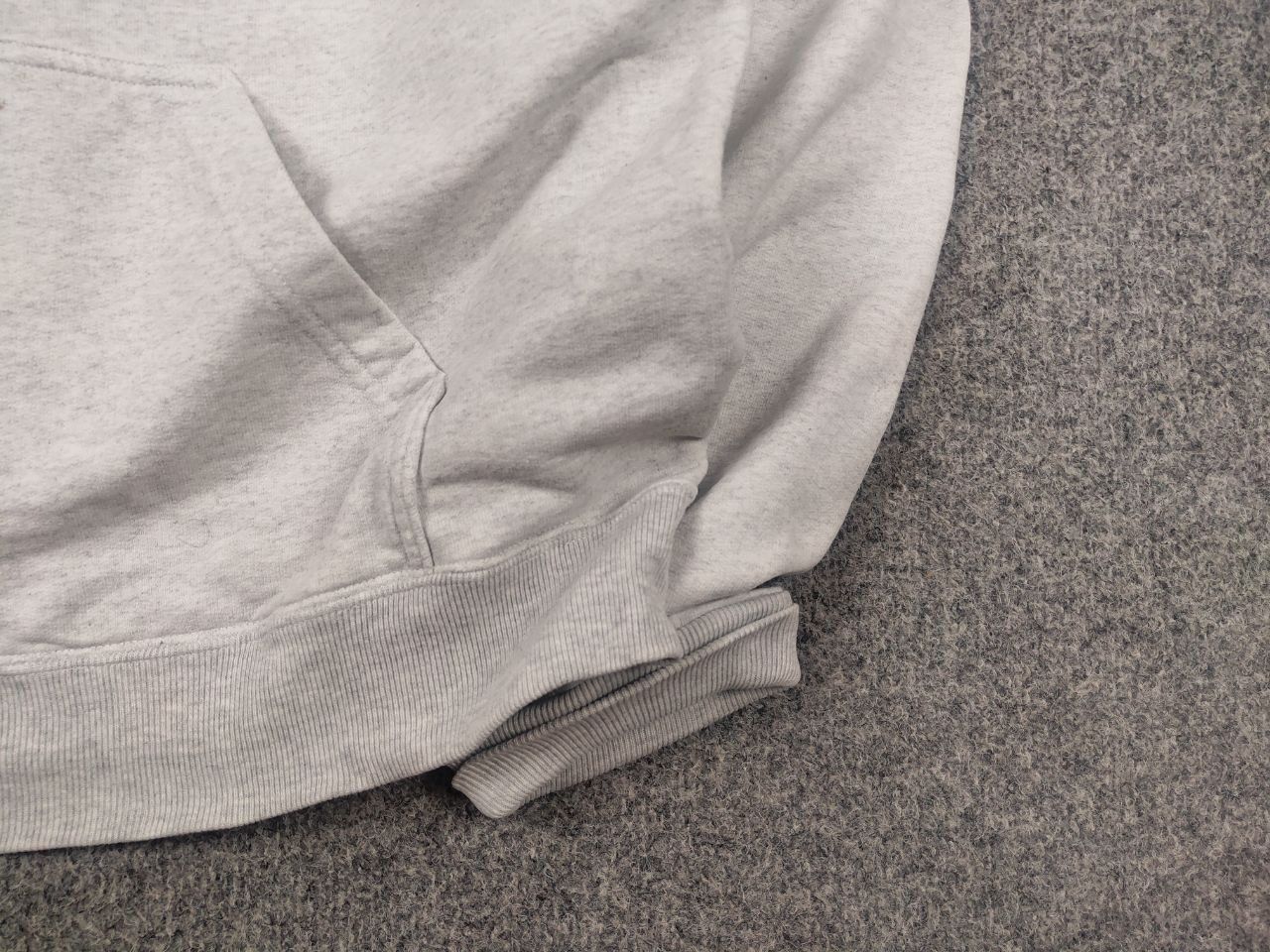 JJJJound JJJJound Design Oatmeal Oversized Gray Pullover Hoodie Logo Size US L / EU 52-54 / 3 - 6 Thumbnail