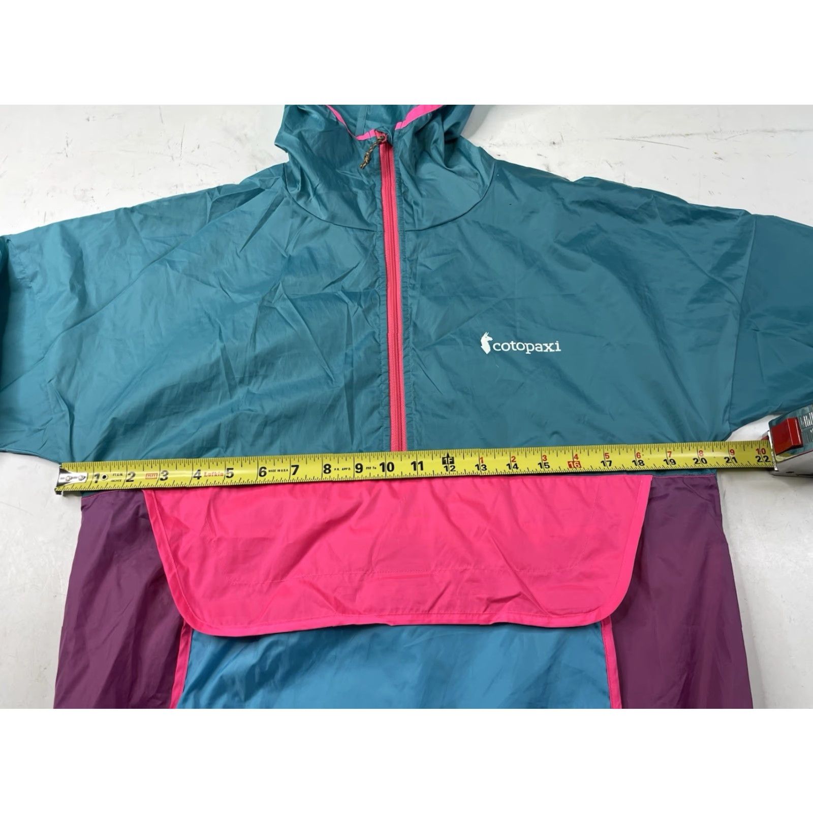 Cotopaxi Cotopaxi Teca Half-Zip Windbreaker Hoodie Pullover Women's Size Small Windbreaker Multicolor Zip Pockets Hooded Lightweight Packable CSR? (Wait) Size S / US 4 / IT 40 - 7 Thumbnail