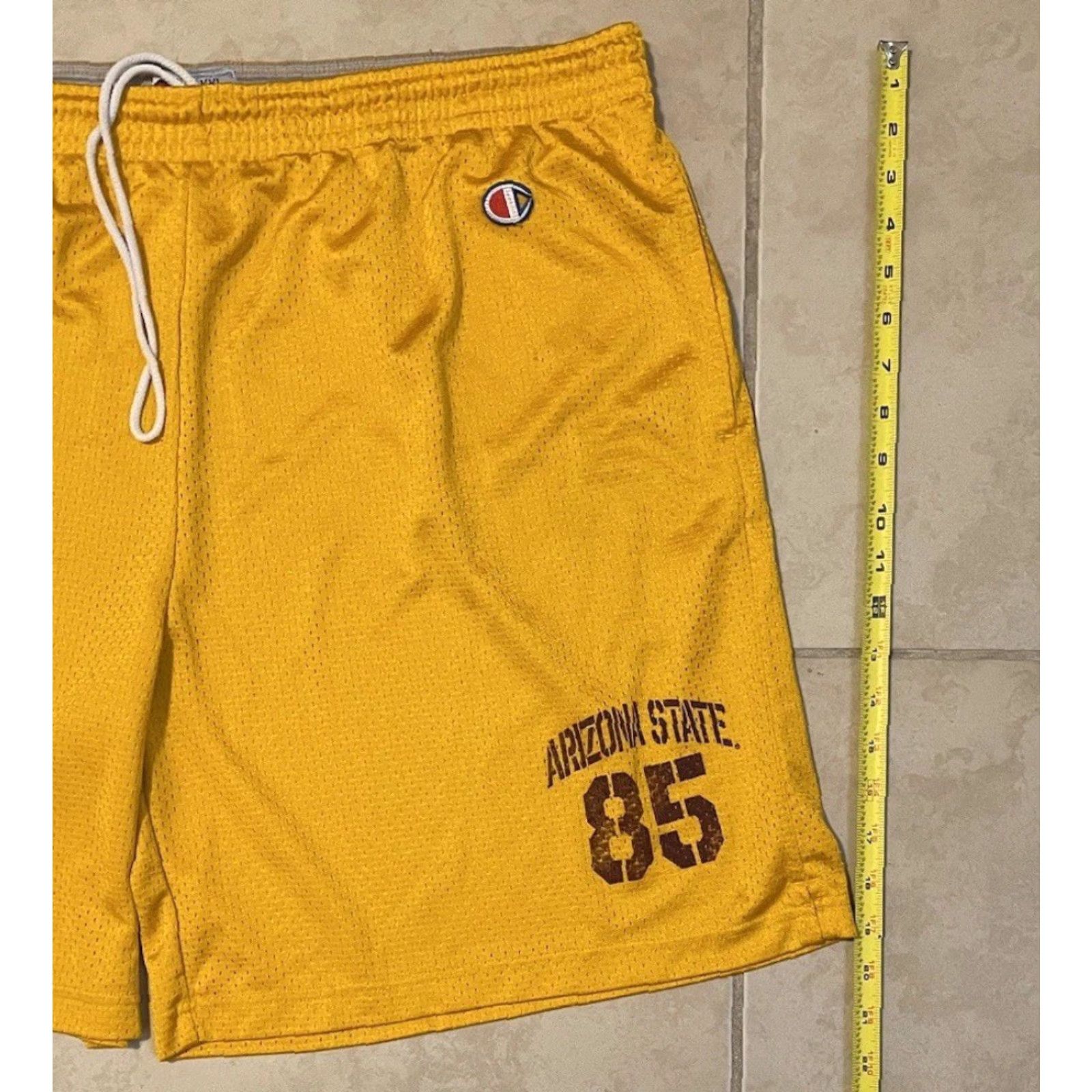 Champion VINTAGE 90s Champion ASU Shorts XXL Arizona Sun Devil Warmup College School Track PE Size US 39 - 8 Thumbnail