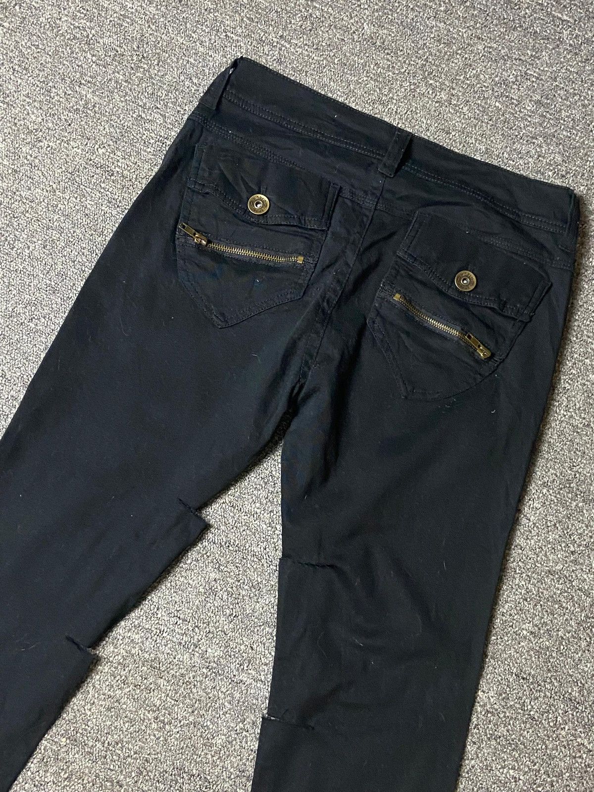 Hysteric Glamour × Japanese Brand × Vintage DAILY TOPICS Brand Ripped Pants (128) Size US 28 / EU 44 - 3 Thumbnail