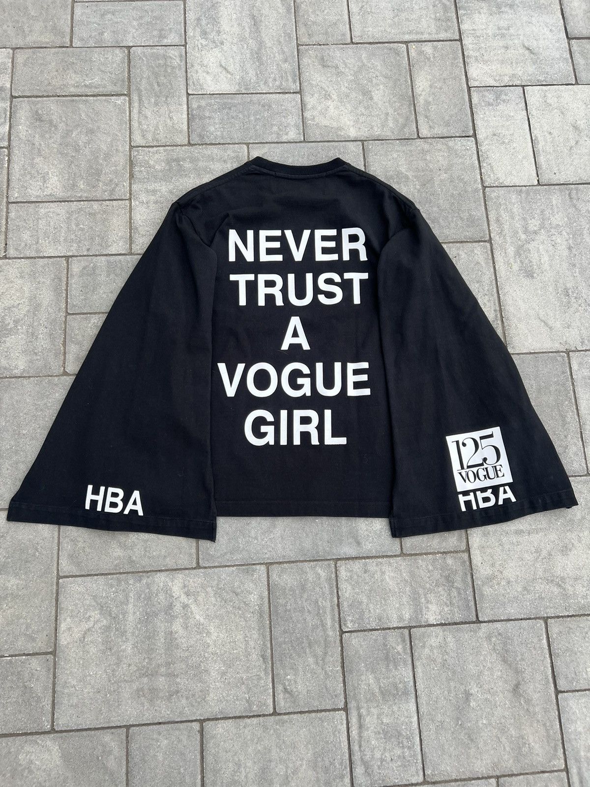 Hood By Air HBA Never Trust A Vogue Girl Longsleeve | Grailed