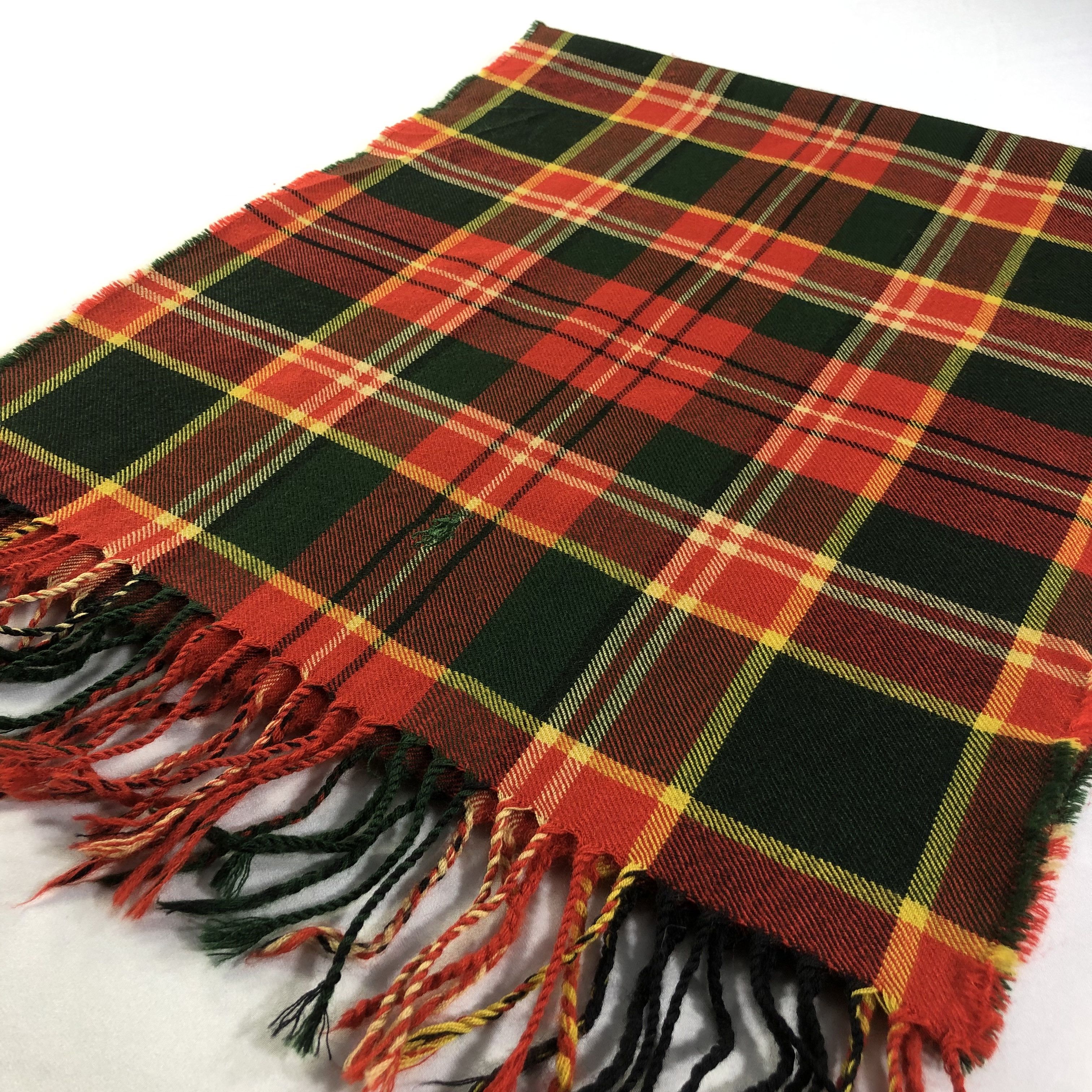 Polo Ralph Lauren Polo Ralph Lauren Tartan Wool Scarf Muffler V1581 Size ONE SIZE - 3 Thumbnail