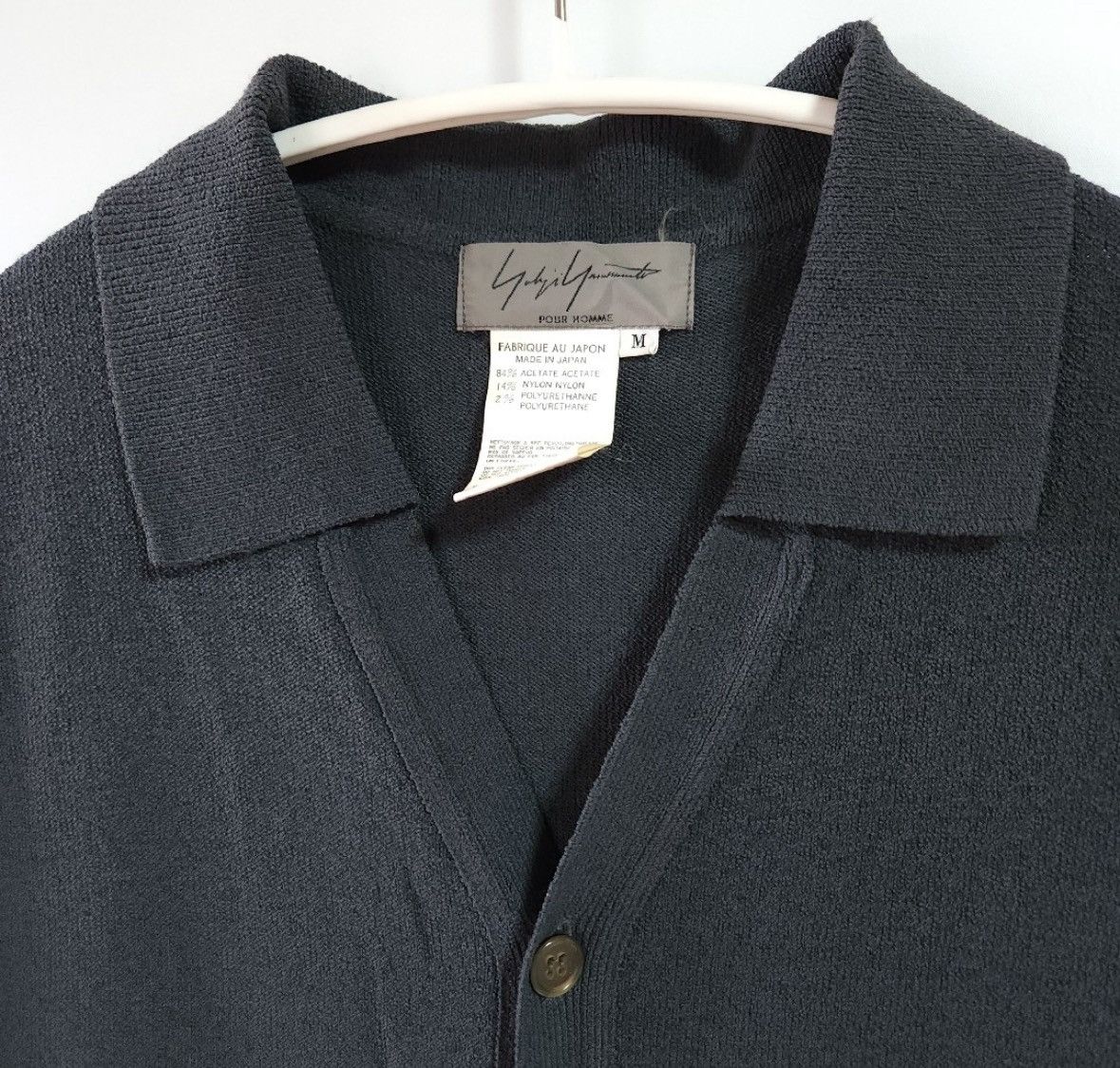 Yohji Yamamoto Yohji Yamamoto 1997SS Knit Short Sleeve Shirt Size US M / EU 48-50 / 2 - 3 Thumbnail