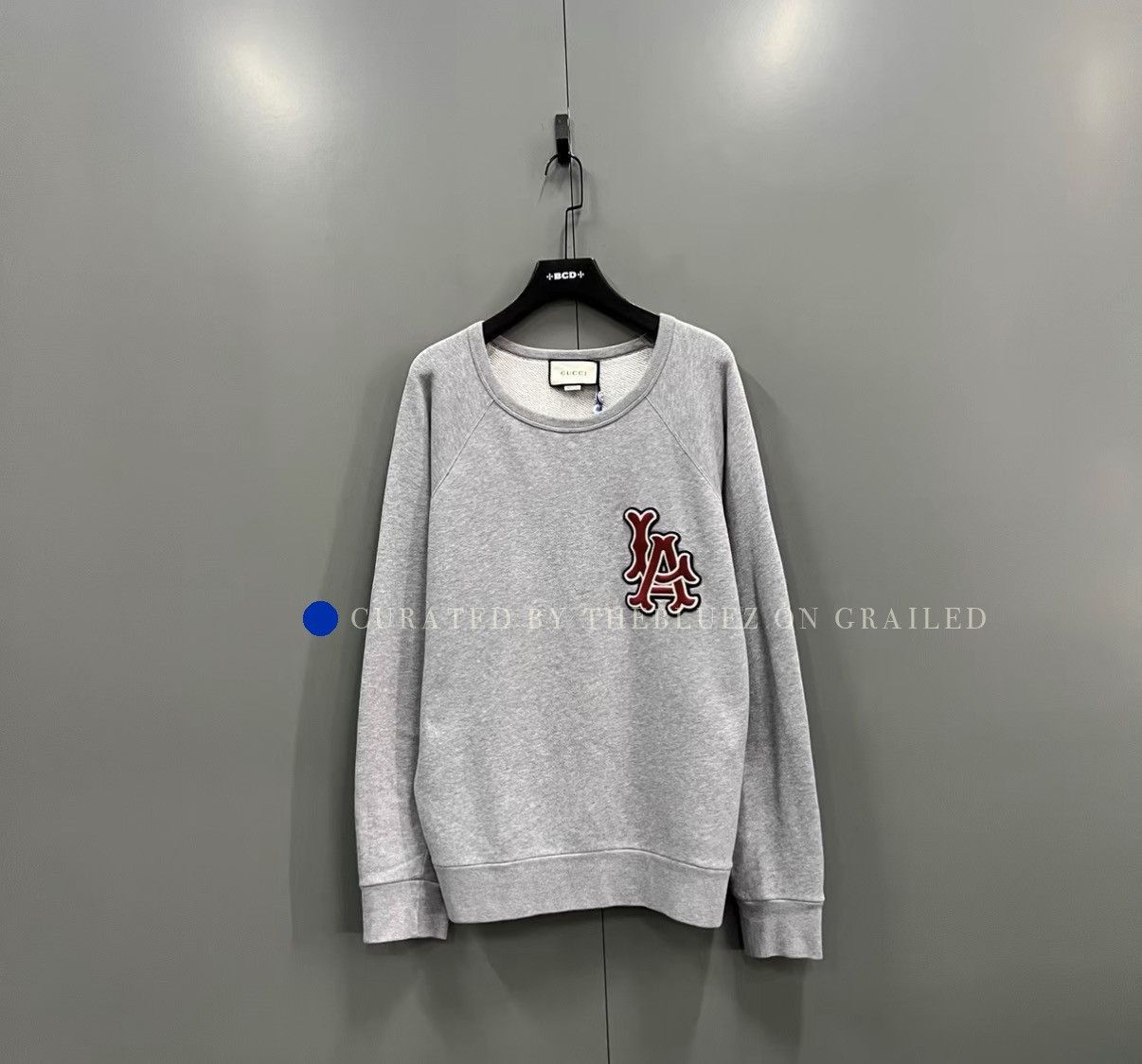 Gucci Stylish Gray Sweatshirt with Logo Design Size US L / EU 52-54 / 3 - 1 Thumbnail