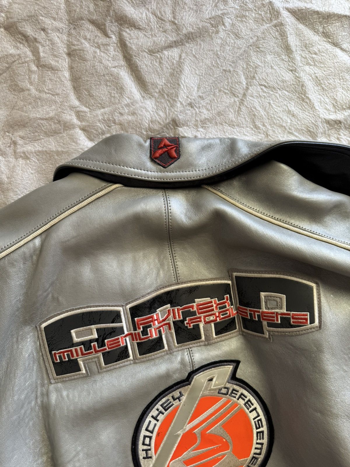 Avirex Avirex leather varsity jacket Size US XL / EU 56 / 4 - 5 Thumbnail