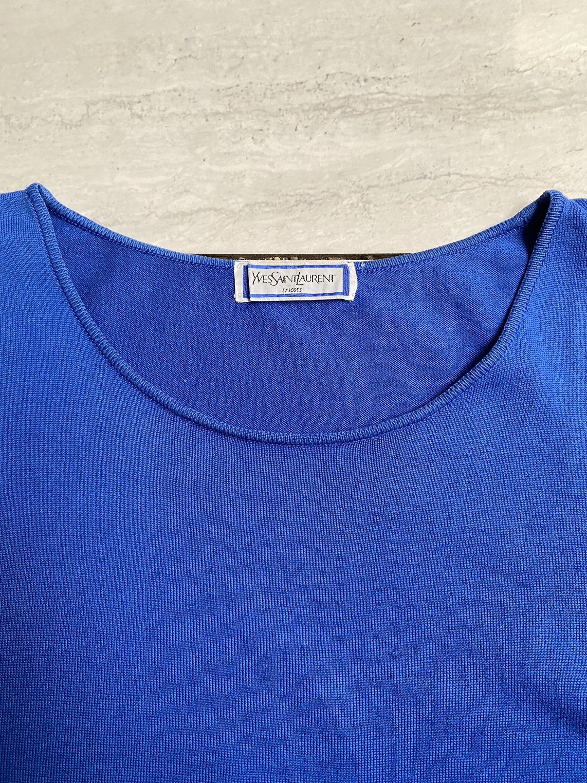 Yves Saint Laurent YSL Yves Saint Laurent tricots Tipped Knit T-shirt Size US XS / EU 42 / 0 - 5 Thumbnail
