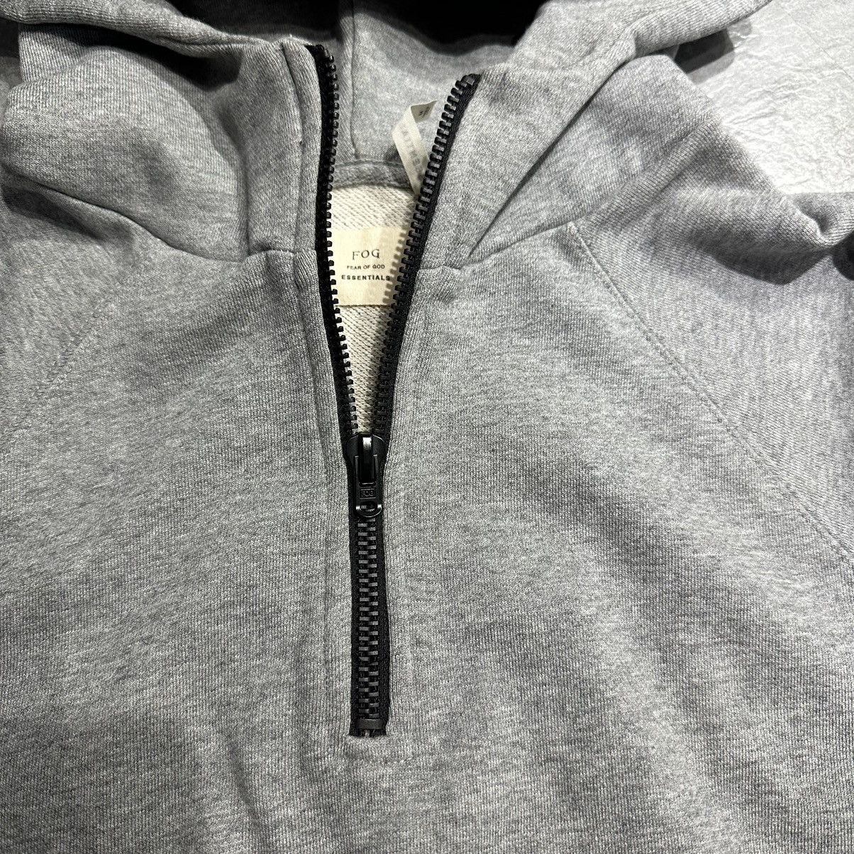 Essentials Essentials-F.O.G Half-Zip Hoodie - Grey Size US M / EU 48-50 / 2 - 3 Thumbnail