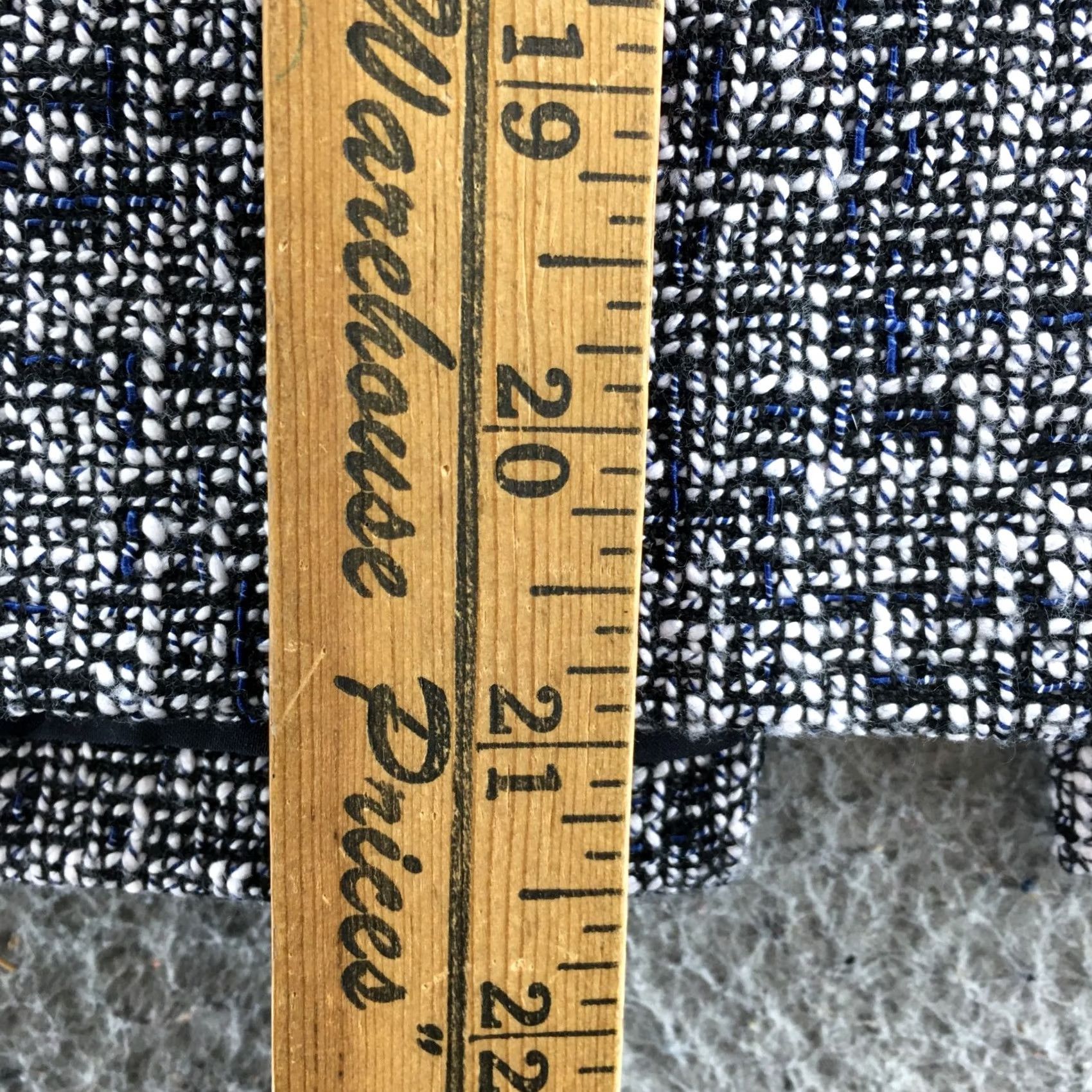 Banana Republic Banana Republic Skirt Womens 6 Black Tweed Pencil Lined Back Slit Polyester Cotton Blend Size 28" / US 6 / IT 42 - 6 Thumbnail