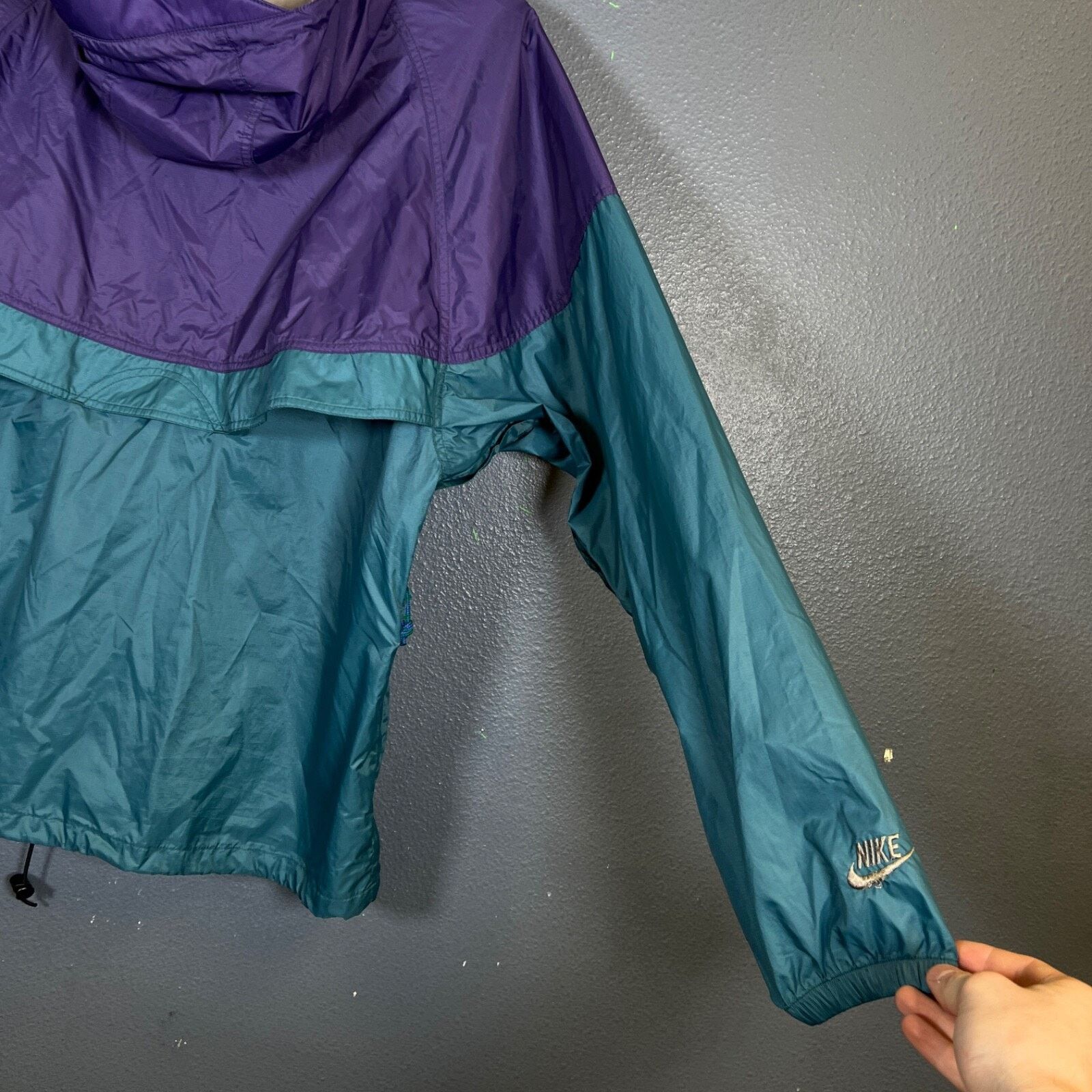 Nike ACG Nike ACG L men VINTAGE windbreaker Nylon purple/blue jacket Size US L / EU 52-54 / 3 - 7 Thumbnail