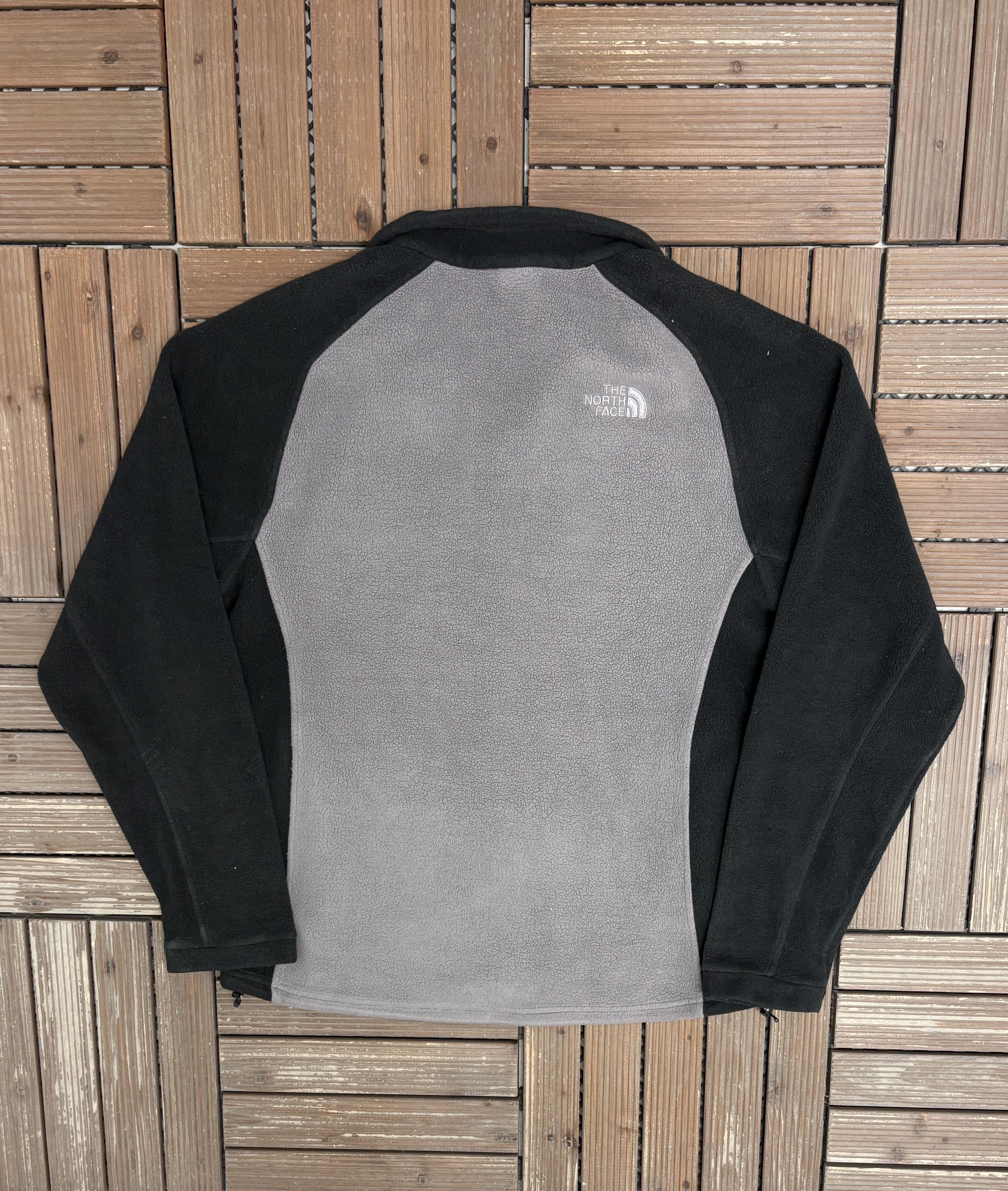 The North Face The North Face Embroidered Vintage Grey Fleece Sweater Size US M / EU 48-50 / 2 - 4 Thumbnail