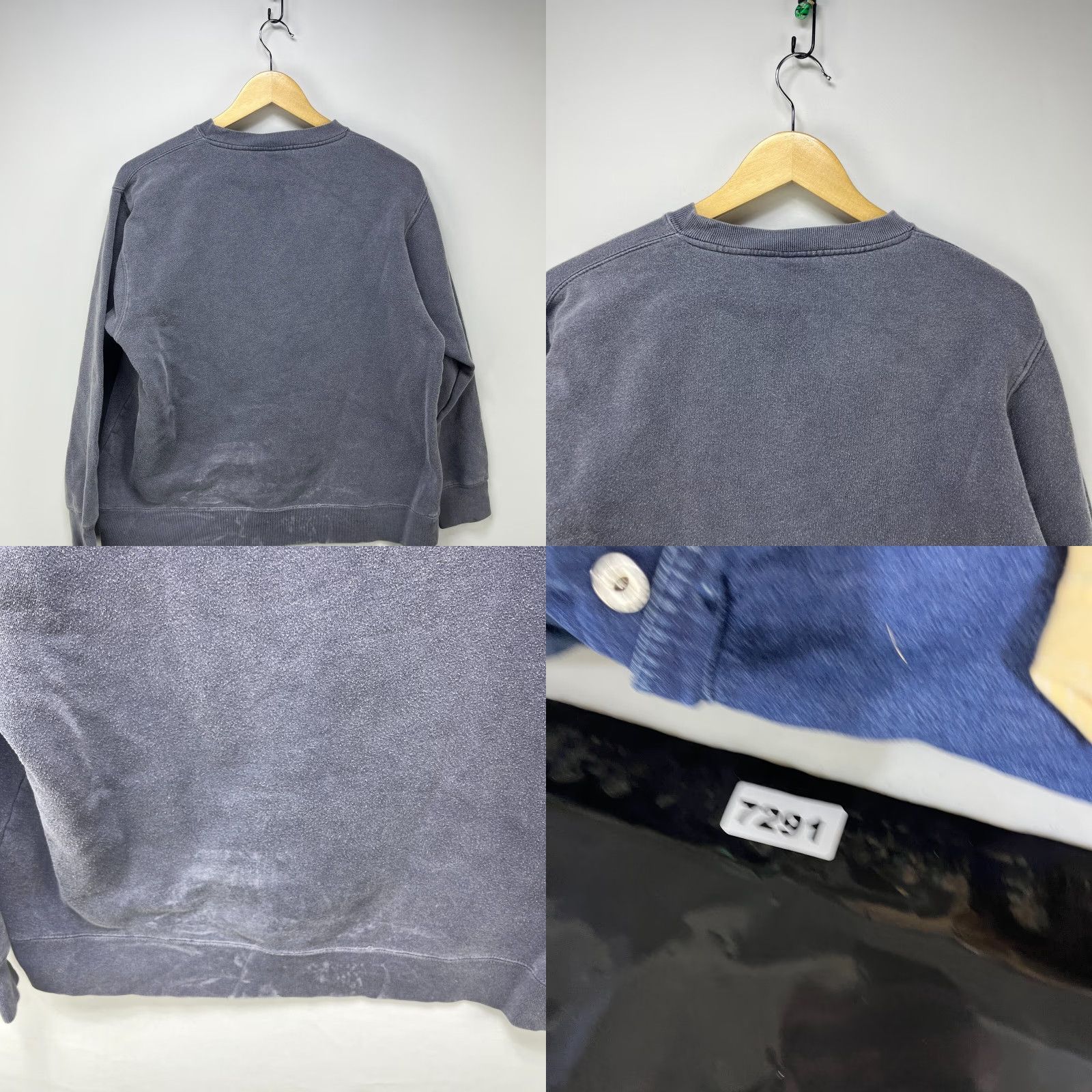 Vintage VINTAGE Stussy Sweatshirt Crew Neck Gray 90s Small Men’s S Crewneck Pullover Size US S / EU 44-46 / 1 - 8 Thumbnail