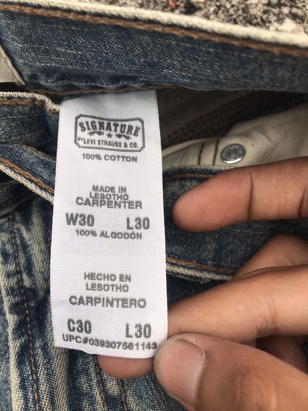 Designer × Levi's × Vintage Levi’s Signature Carpenter baggy jeans Size US 36 / EU 52 - 10 Thumbnail
