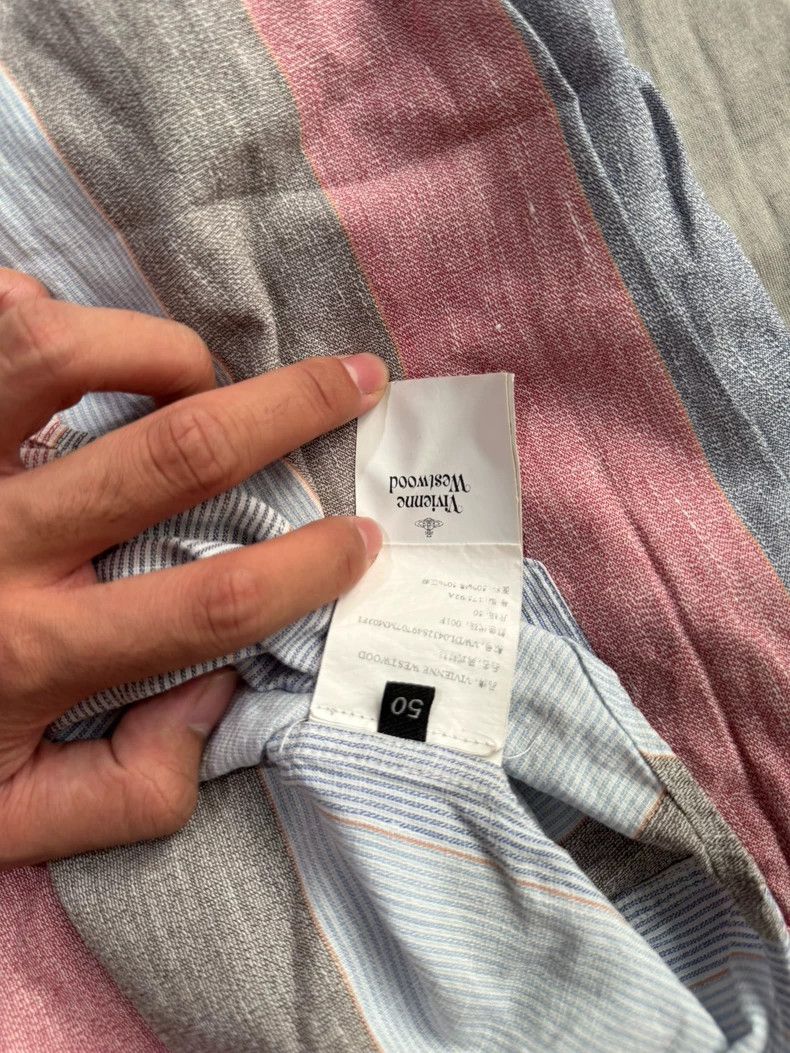 Vivienne Westwood Vivienne Westwood Courtly salmon-colored linen shirt Size XL / US 12-14 / IT 48-50 - 5 Thumbnail