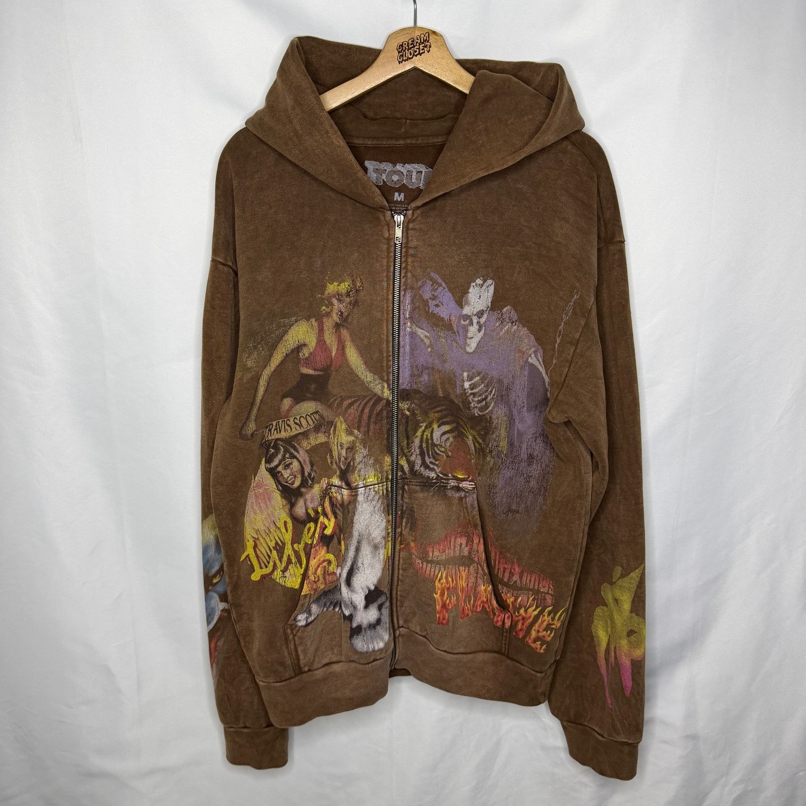 Travis Scott Travis Scott Circus Maximus Tour Zip Up Hoodie | Grailed
