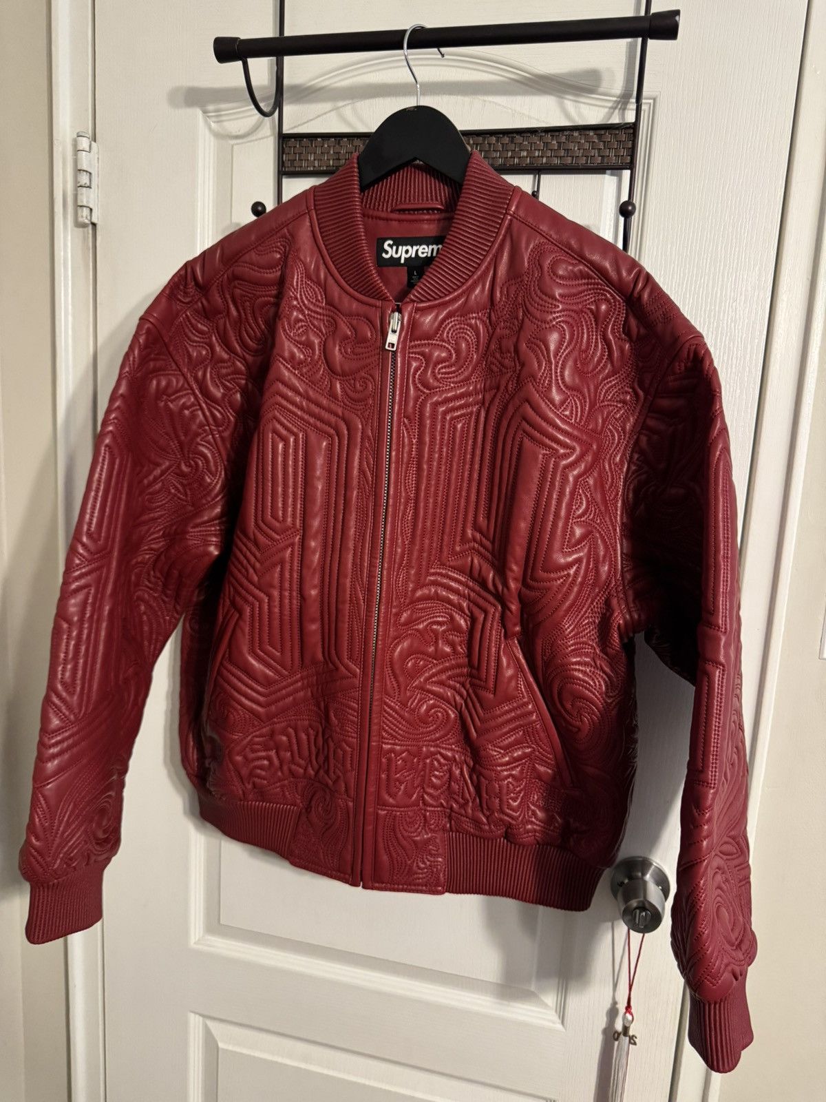 supreme XL Jacket ジャケット・アウター Leather Cartoon Mister