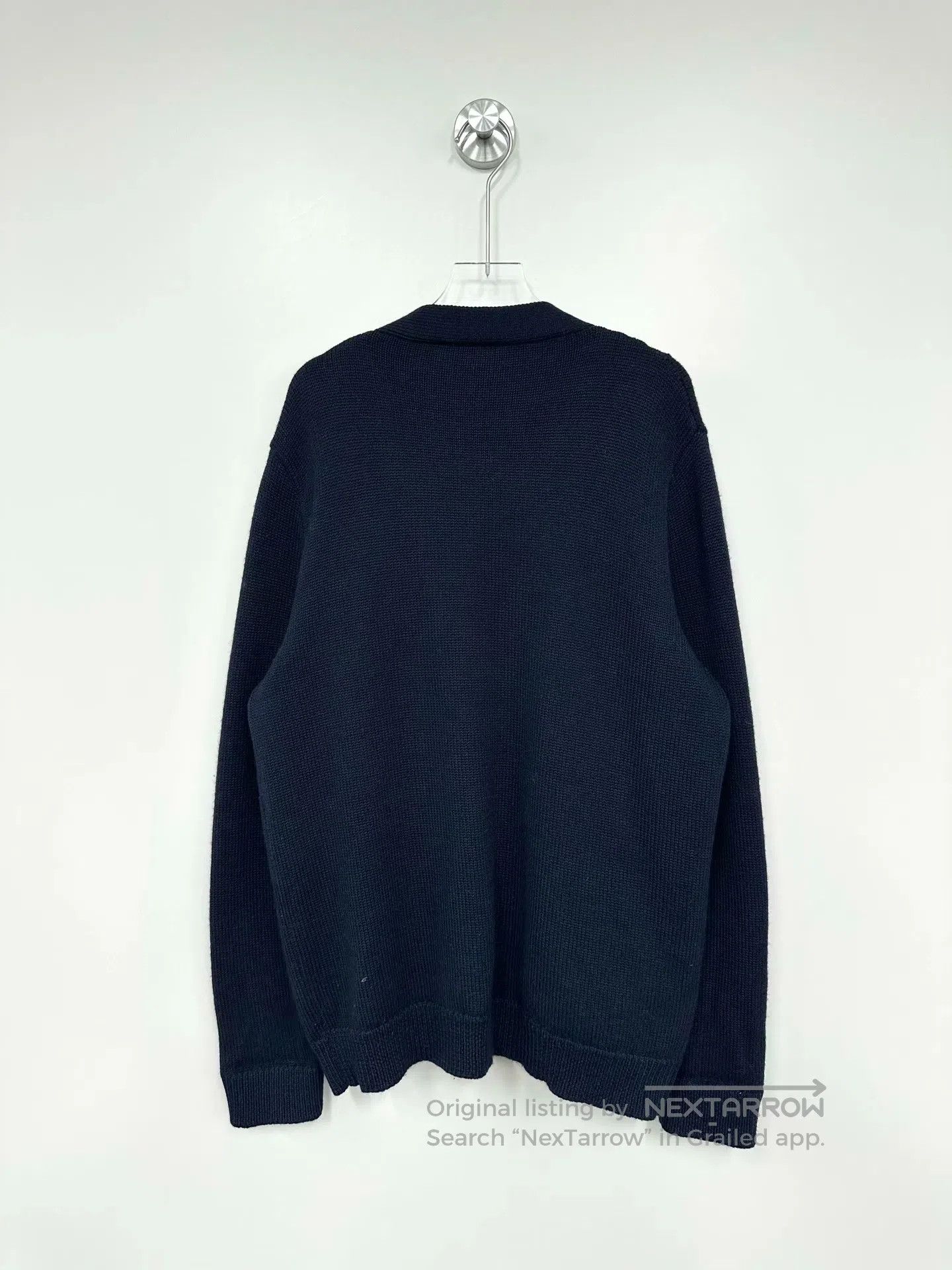Gucci Guicci Dark Blue Anchor Logo Knitted Cardigan Jacket| Size US S / EU 44-46 / 1 - 2 Thumbnail