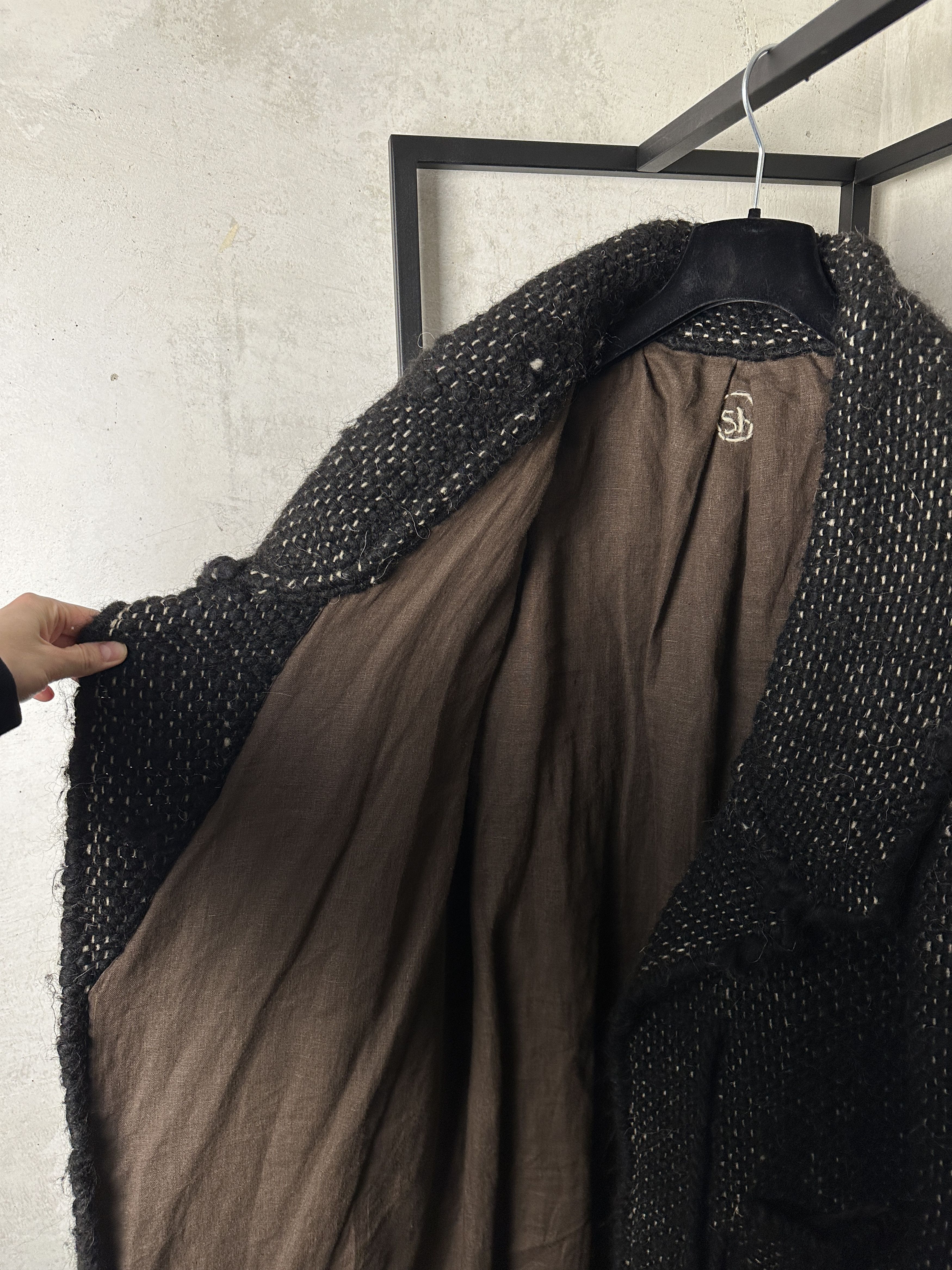 Other Avant Garde like Issey Miyake Heavy Thick Wool Maxi Coat Size M / US 6-8 / IT 42-44 - 6 Thumbnail