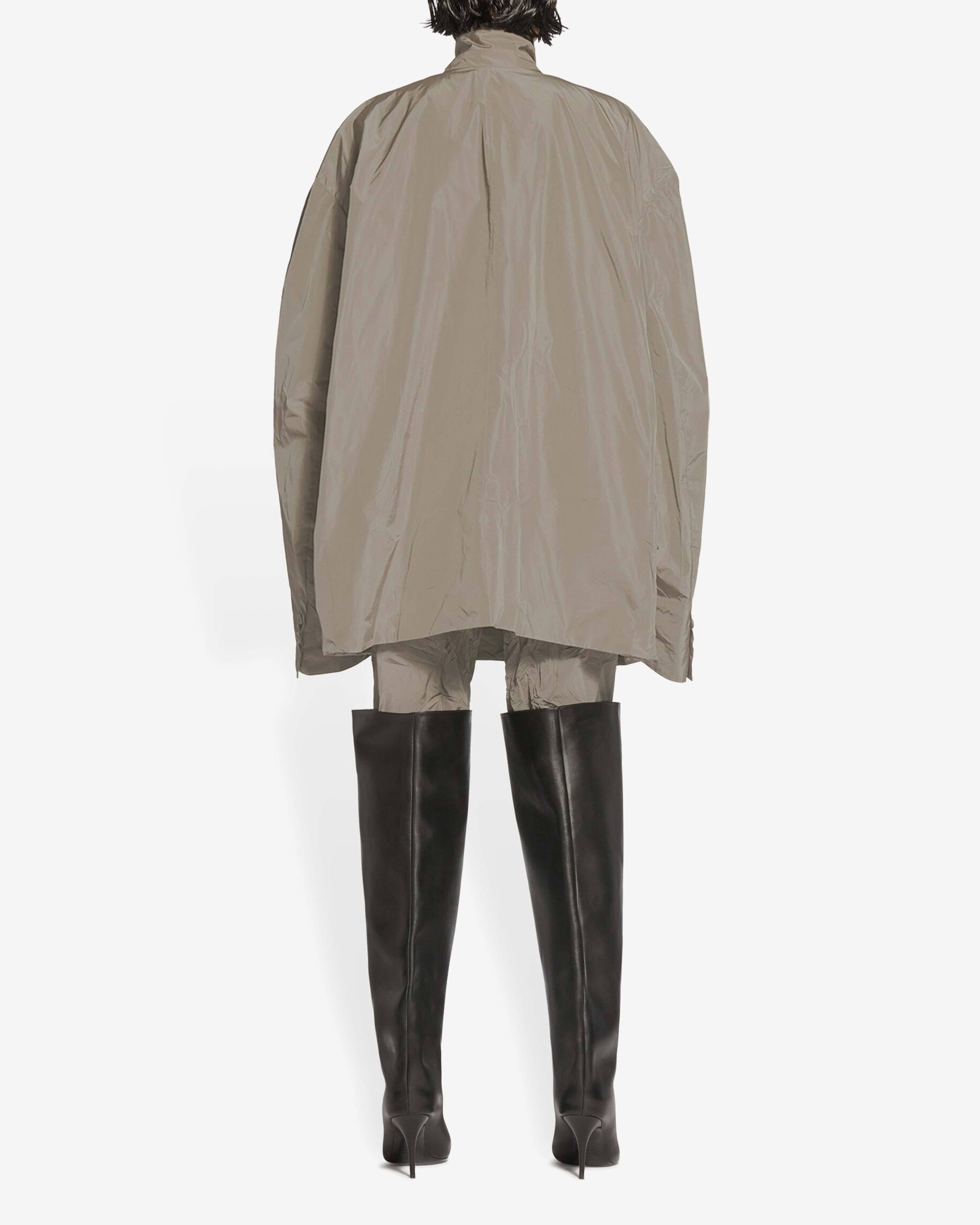 Balenciaga o1bcso1str1124 Dup / Packable Jacket in Beige Size XS / US 0-2 / IT 36-38 - 4 Thumbnail